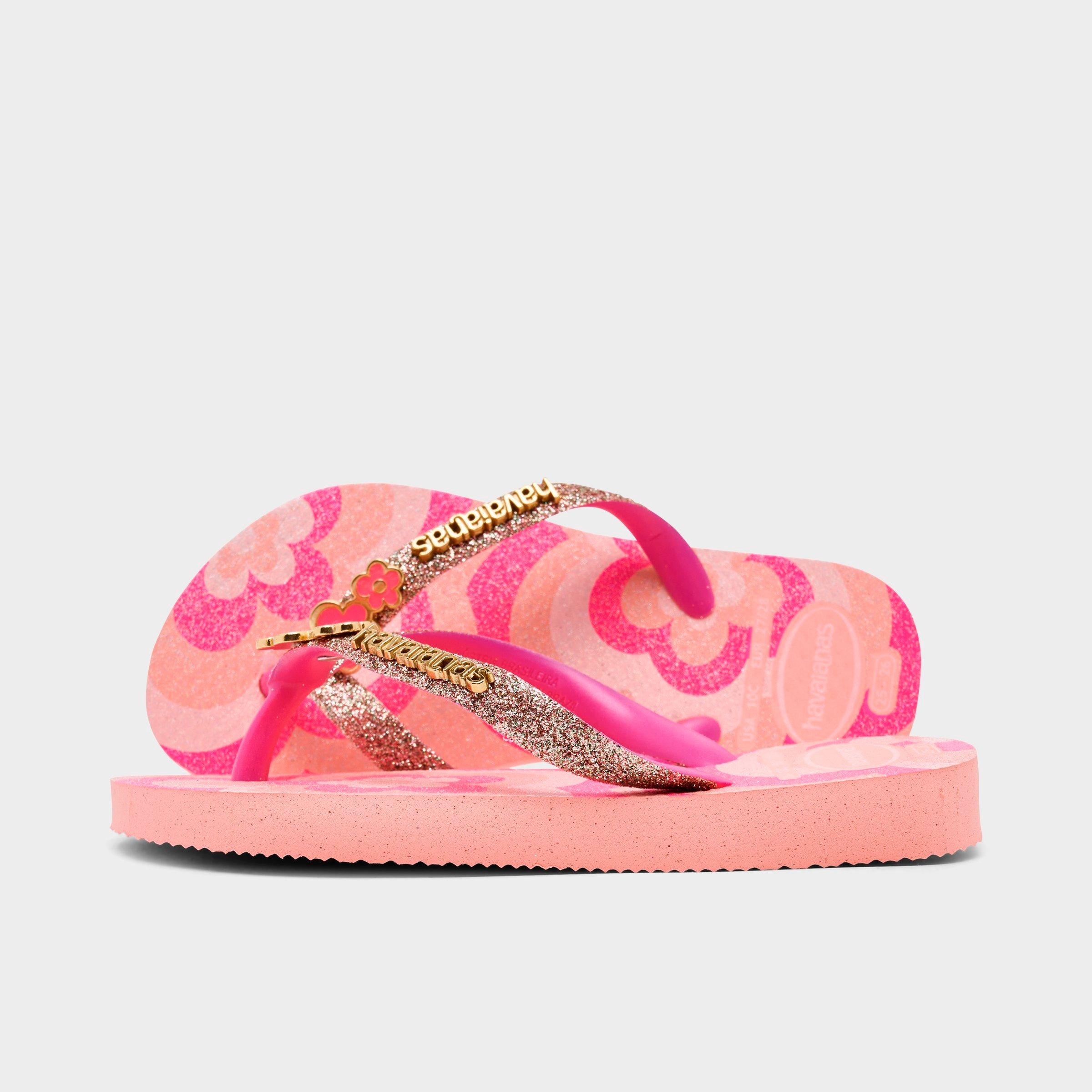 Havaianas Girls' Little Kids Slim Flip-Flops in Blossom Size: 10.0