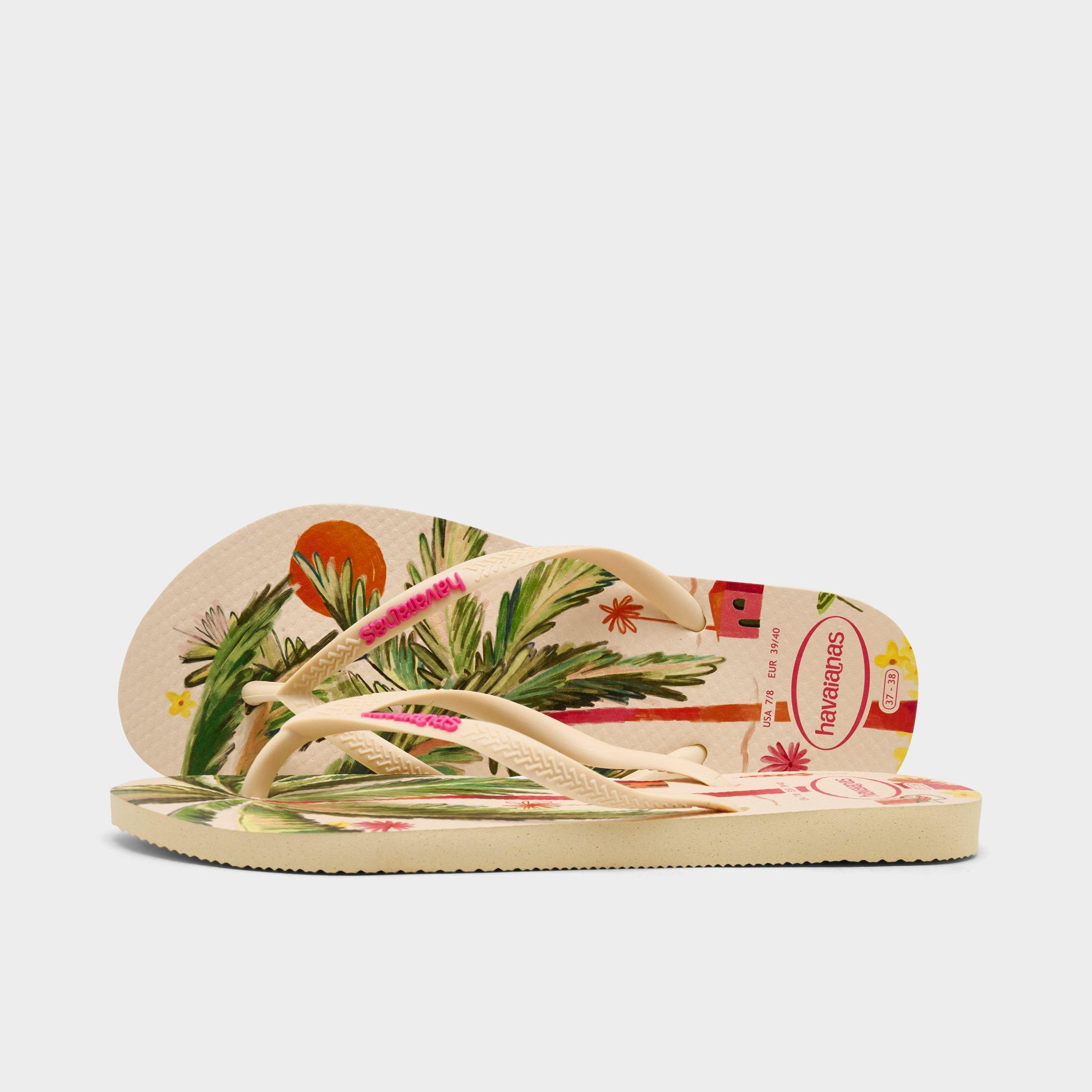 Havaianas Women's Slim Summer Bliss Flip-Flop Sandals in Buttercream Size: 11/12