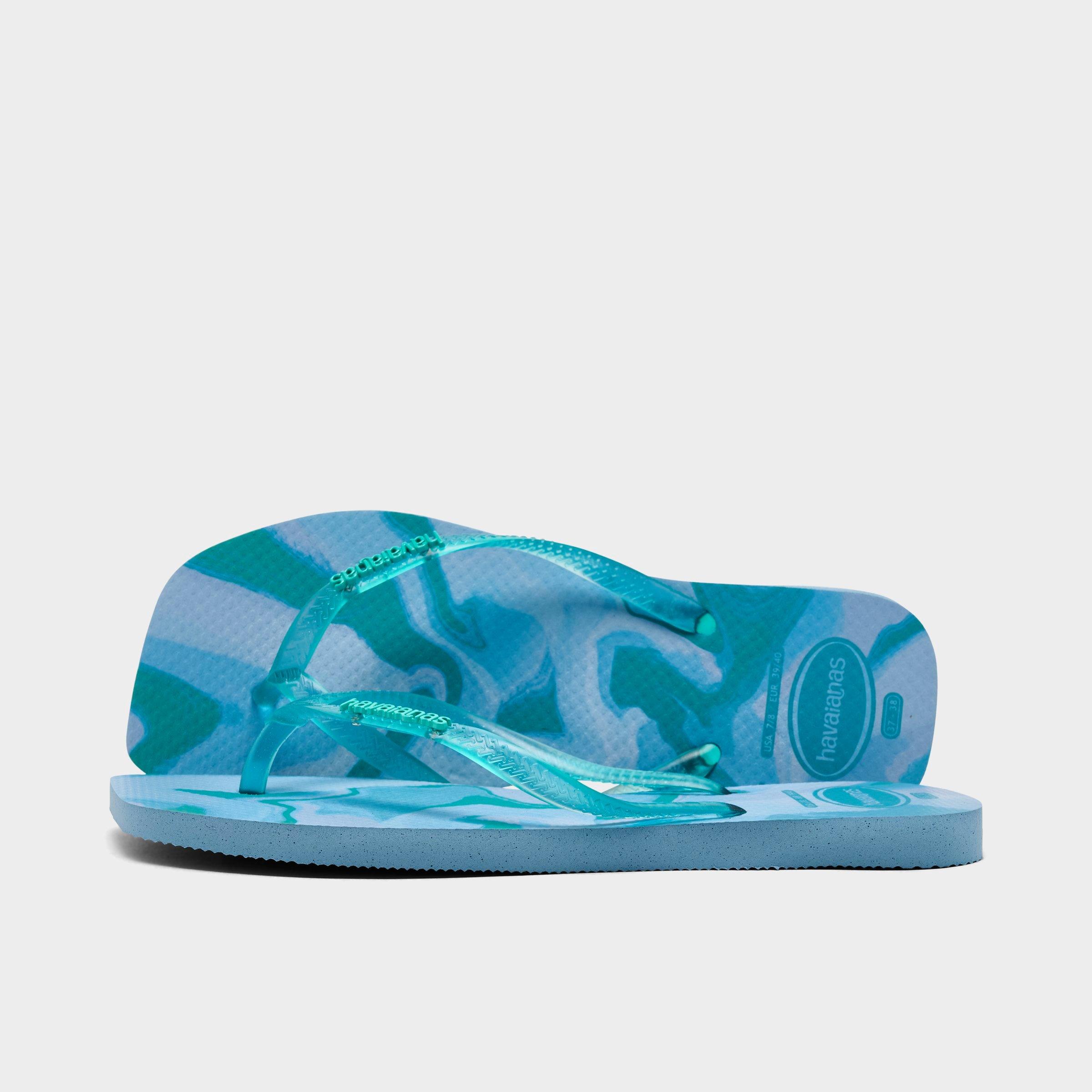 Havaianas Women's Slim Square Jelly Flip-Flop Sandals in Lavender Blue Size: 11/12