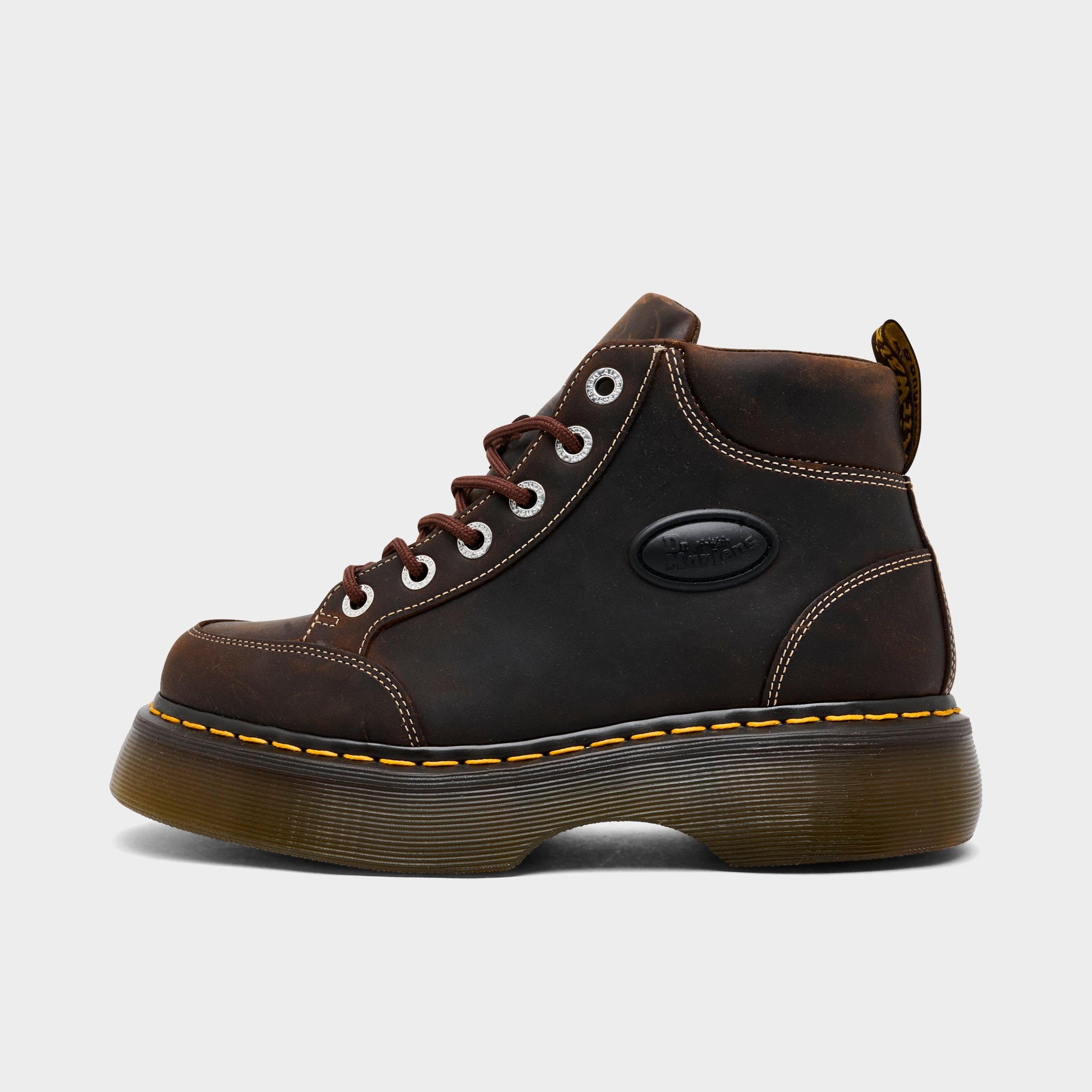 Dr. Martens Women's Dr Martens Buzz 6-Eye Crazy Horse Leather Lace-Up Boots