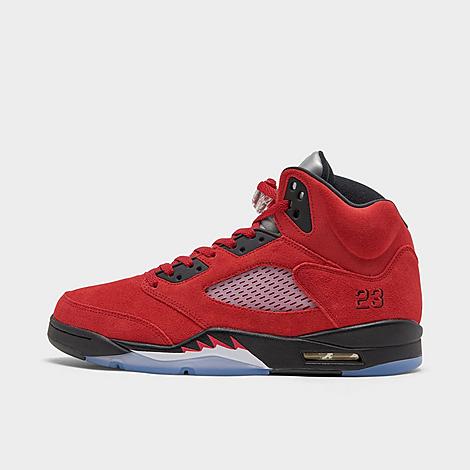 Nike Jordan Big Kids' Air Retro 5 Basketball Shoes In Red