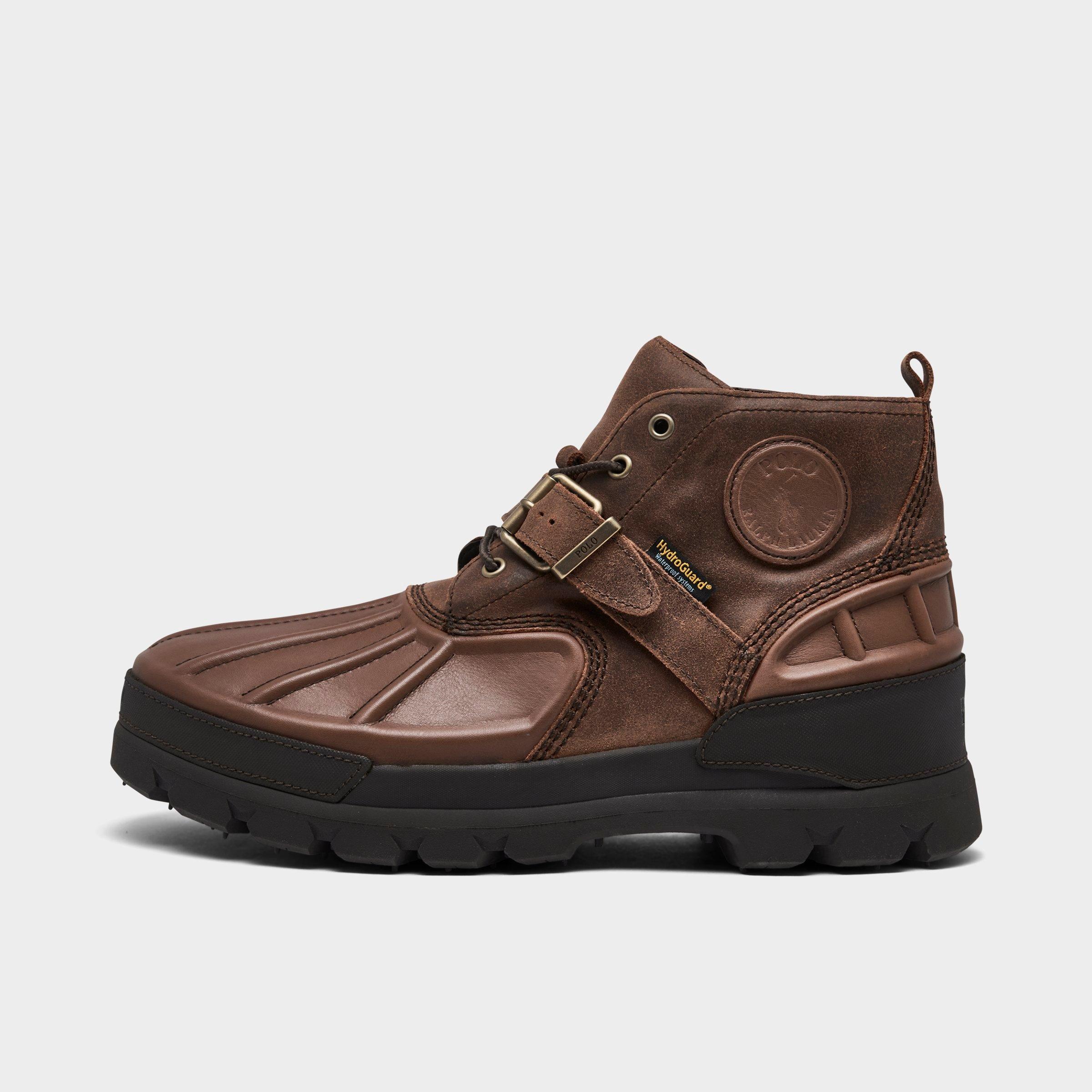 UPC 195167163252 product image for Polo Ralph Lauren Men's Oslo Low Waterproof Boots in Brown/Polo Tan Size 11.5 Le | upcitemdb.com