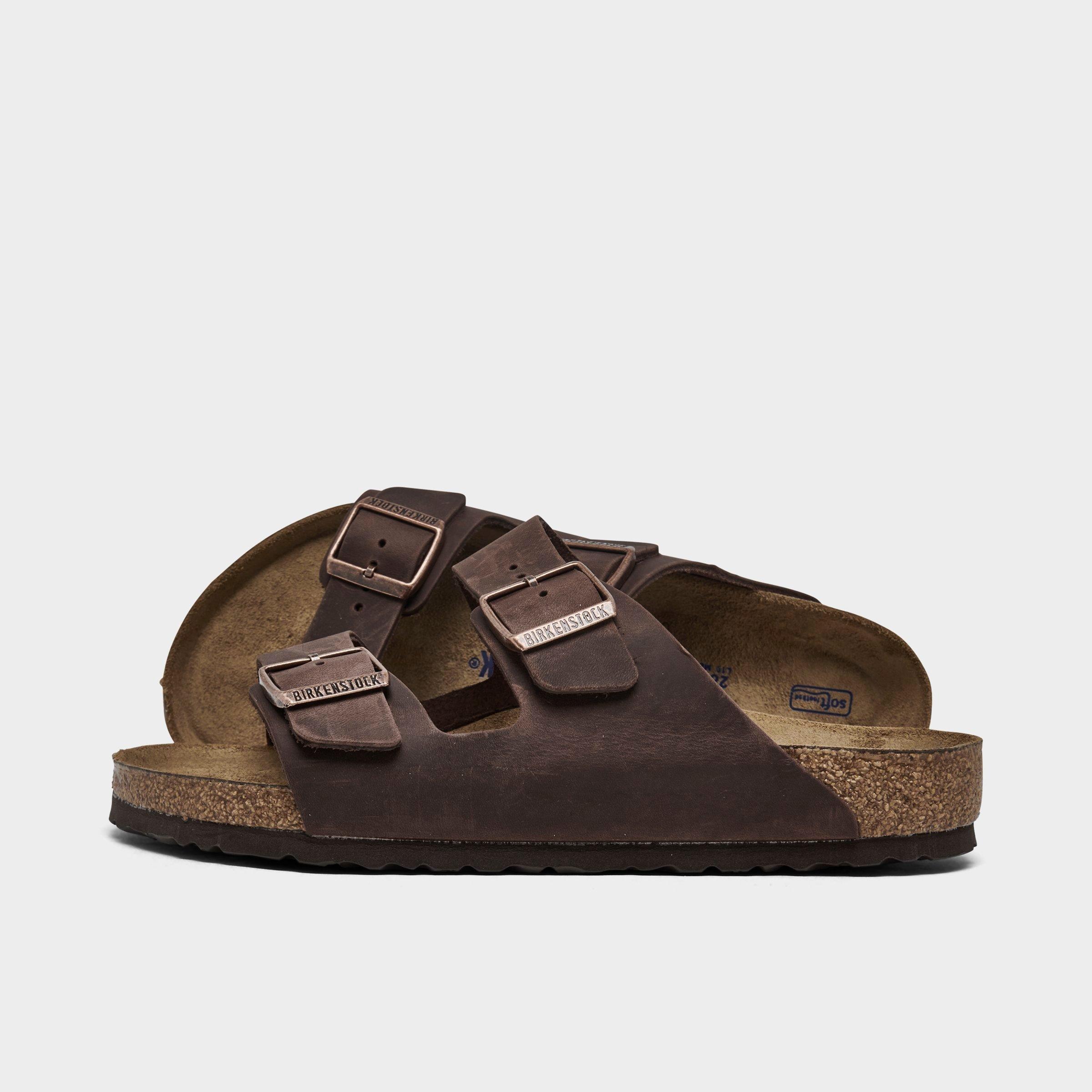 Birkenstock Men's Arizona Oiled Leather Sandals in HABANA Size: 41