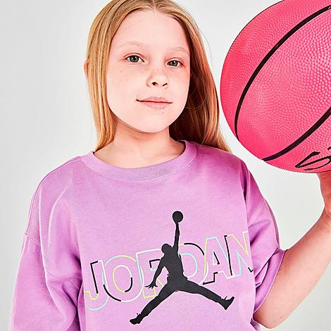 Nike Kids' Jordan Girls' J's Are For Girls T-shirt In Fuschia