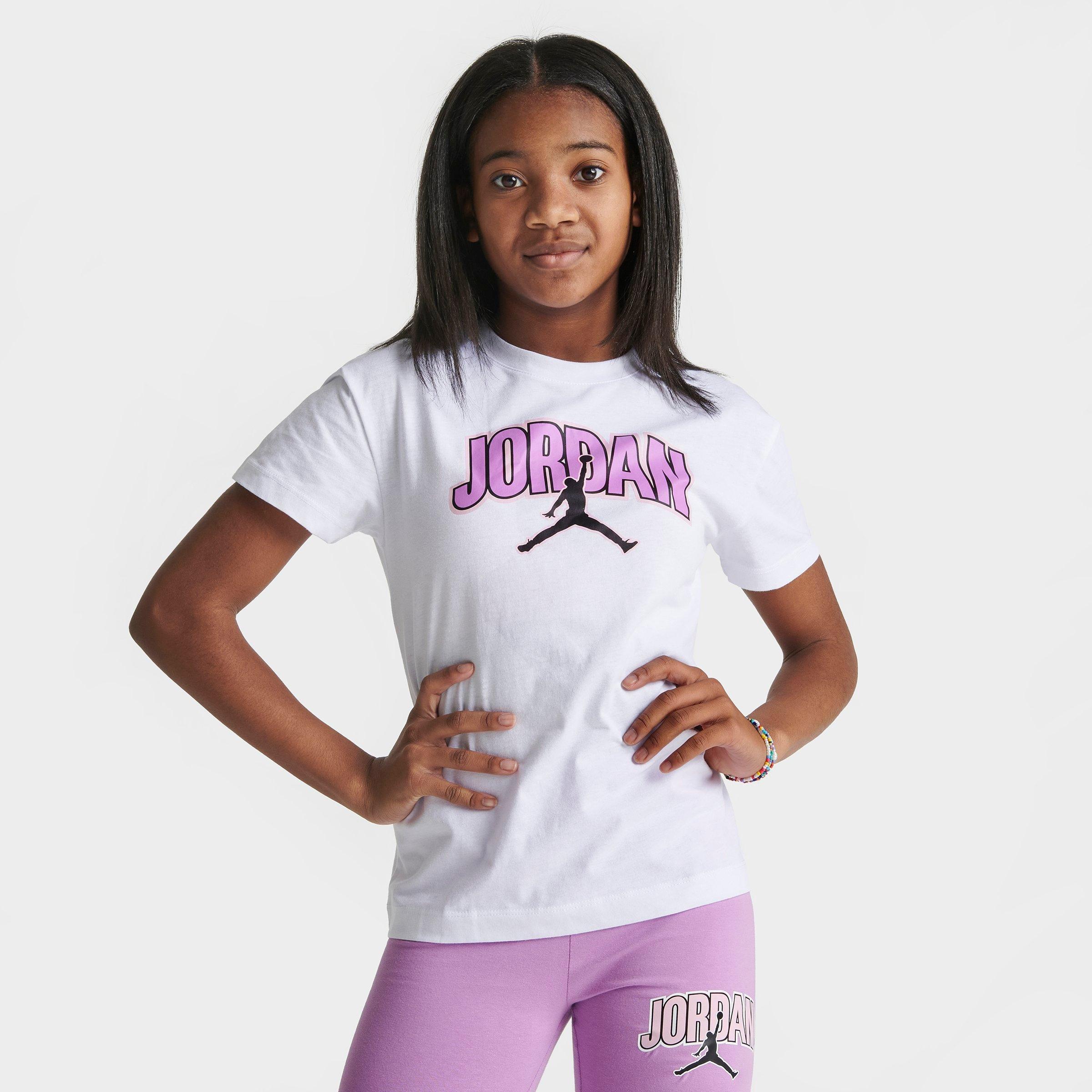 Nike Kids' Jordan Girls' Jumpman T-shirt In White | ModeSens