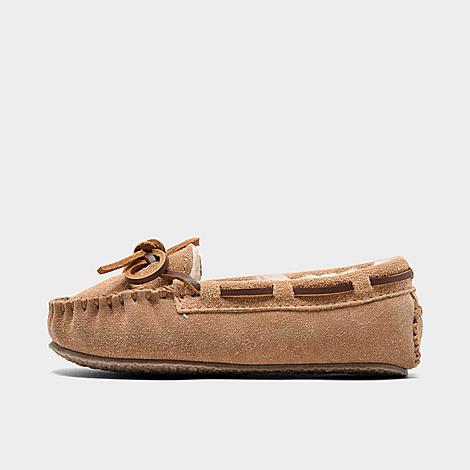 Minnetonka Babies'  Girls' Toddler Cassie Moccasin Slippers Shoes In Cinnamon