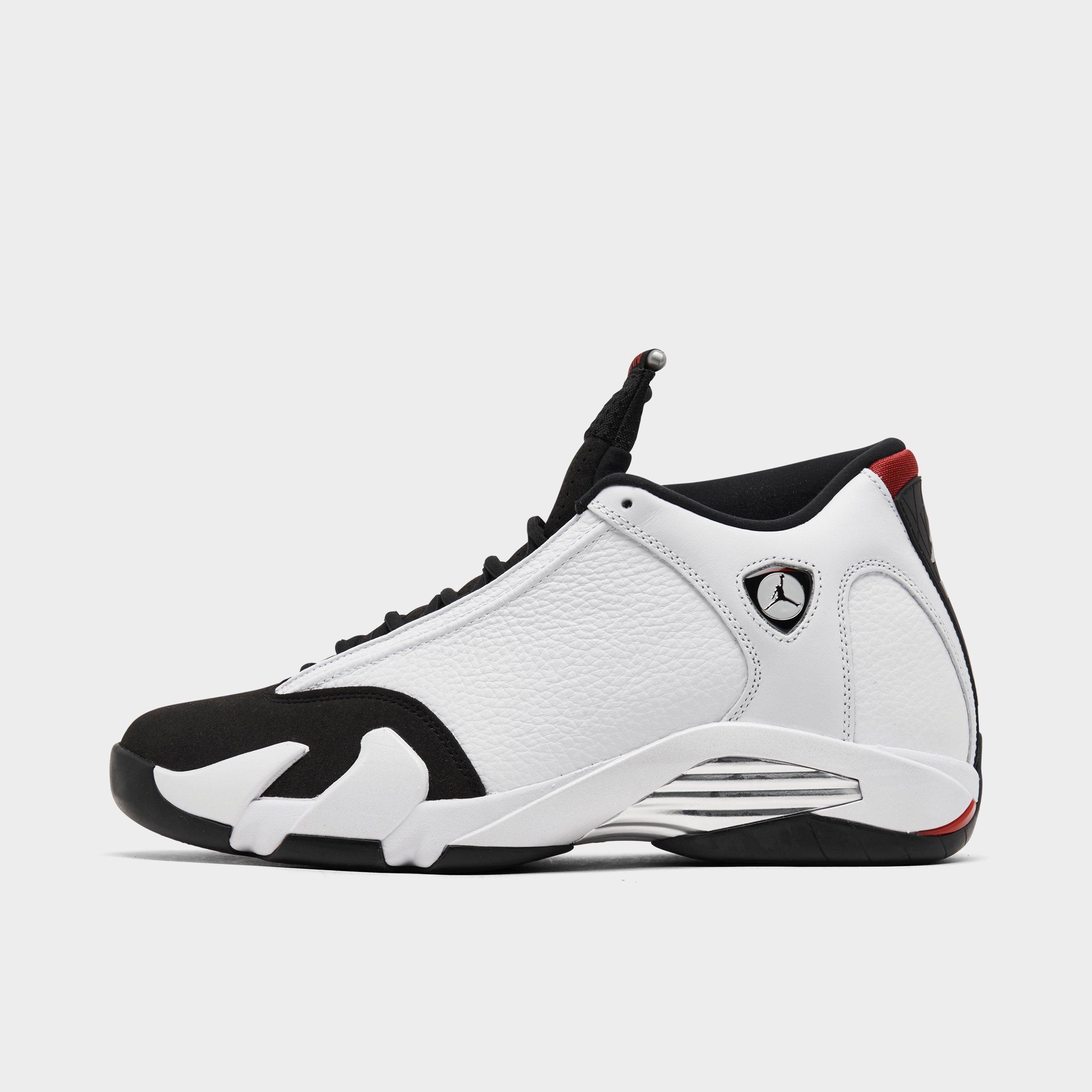 Air Jordan Retro 14 Basketball Shoes in Black/White/White Size 14.0 Leather