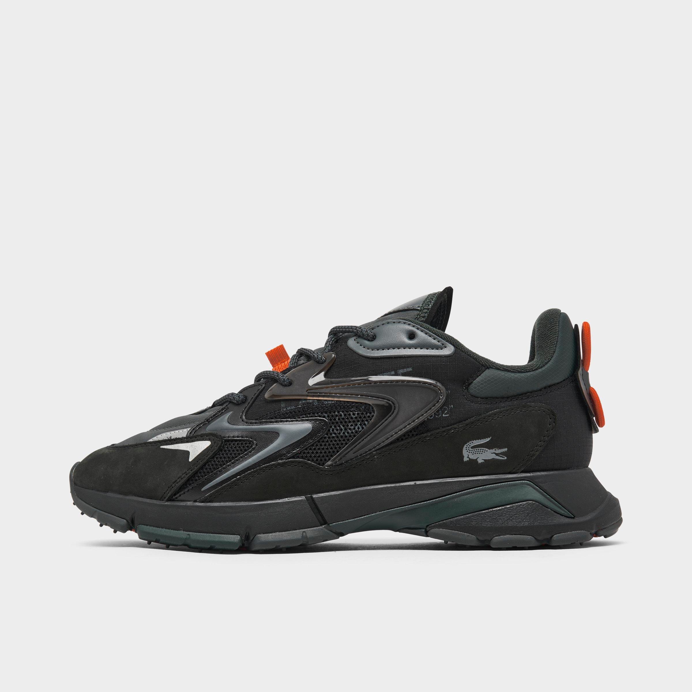 Lacoste L003 Neo Tech Sneakers In Black/orange