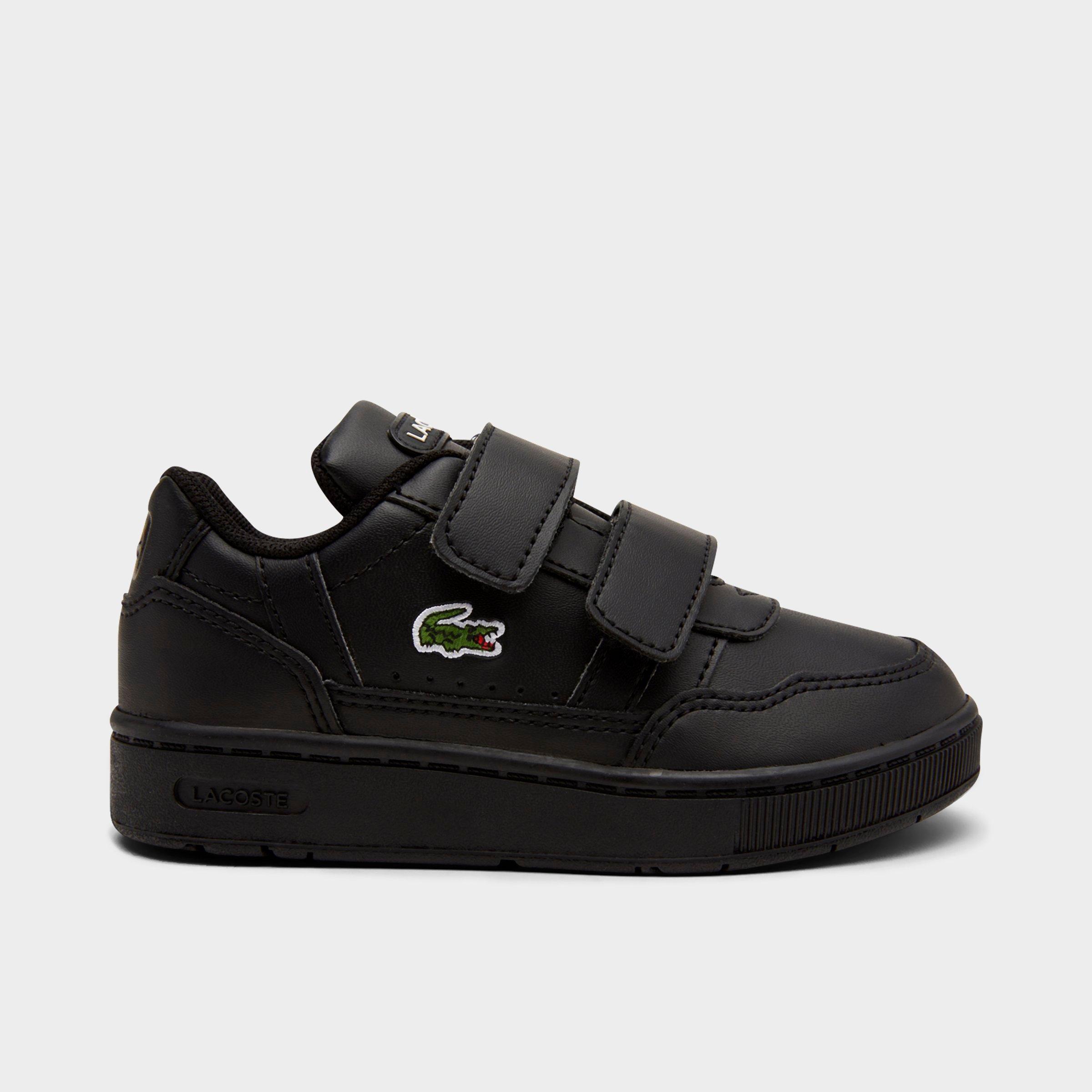 Lacoste Kids Toddler T-Clip Hook-And-Loop Casual Shoes in Oxford Size: 4