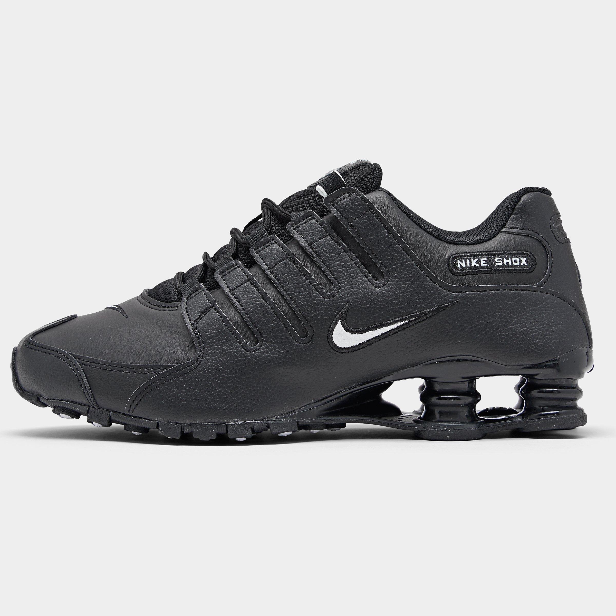 black nike shox mens