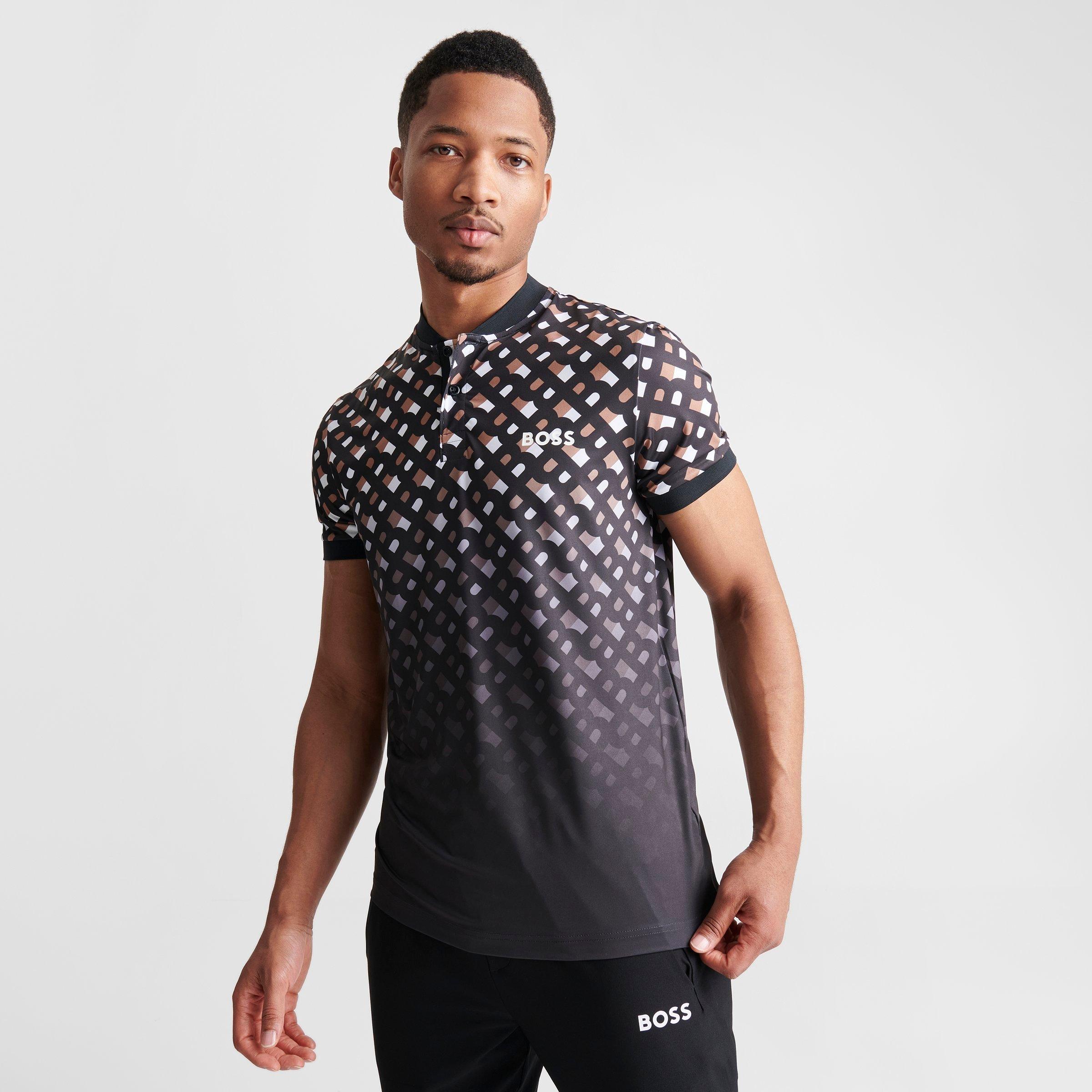 Hugo Boss Boss X Matteo Berrettini Degrad Monogram-print Polo