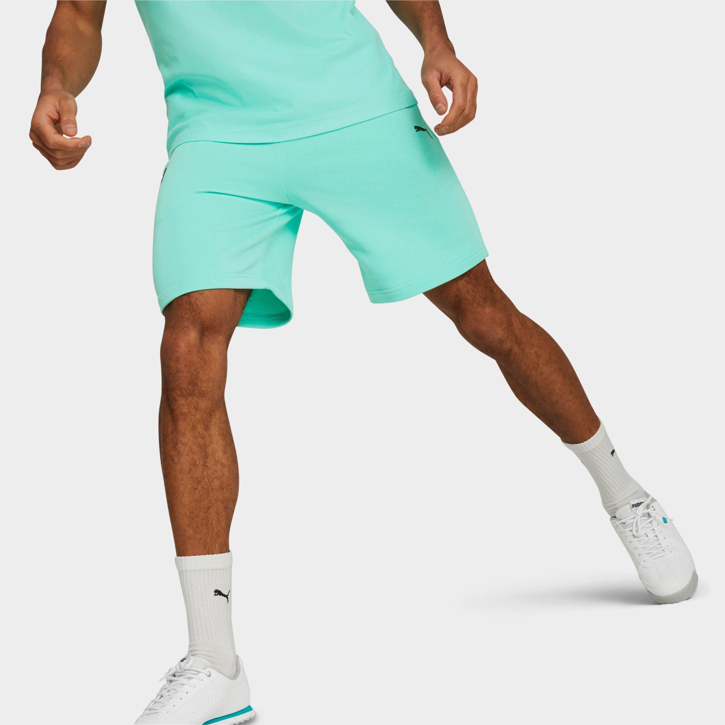 Puma Men's Mercedes Amg Petronas F1 Essentials Shorts In Spectra Green