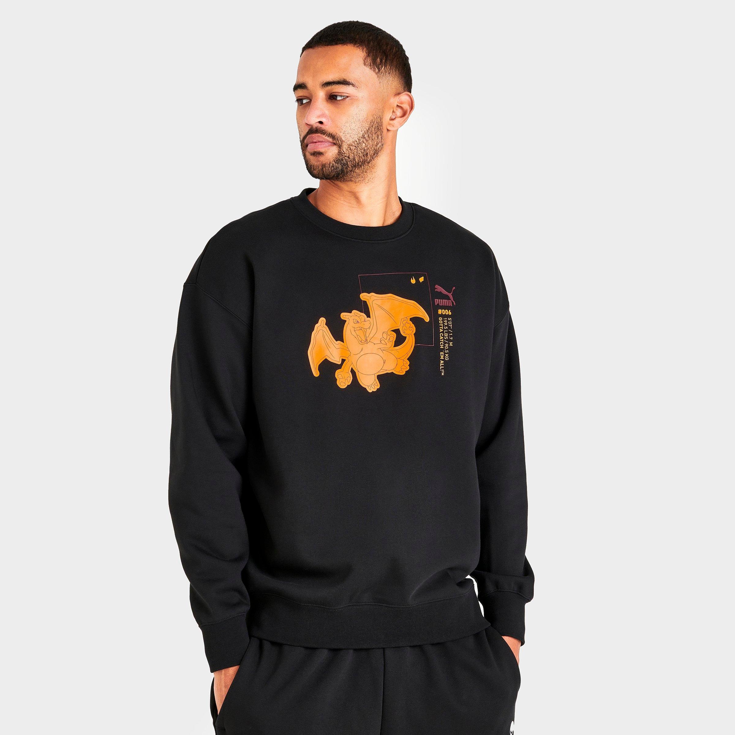 Puma Men s X Pokemon Charizard Graphic Crewneck Sweatshirt In Black ModeSens