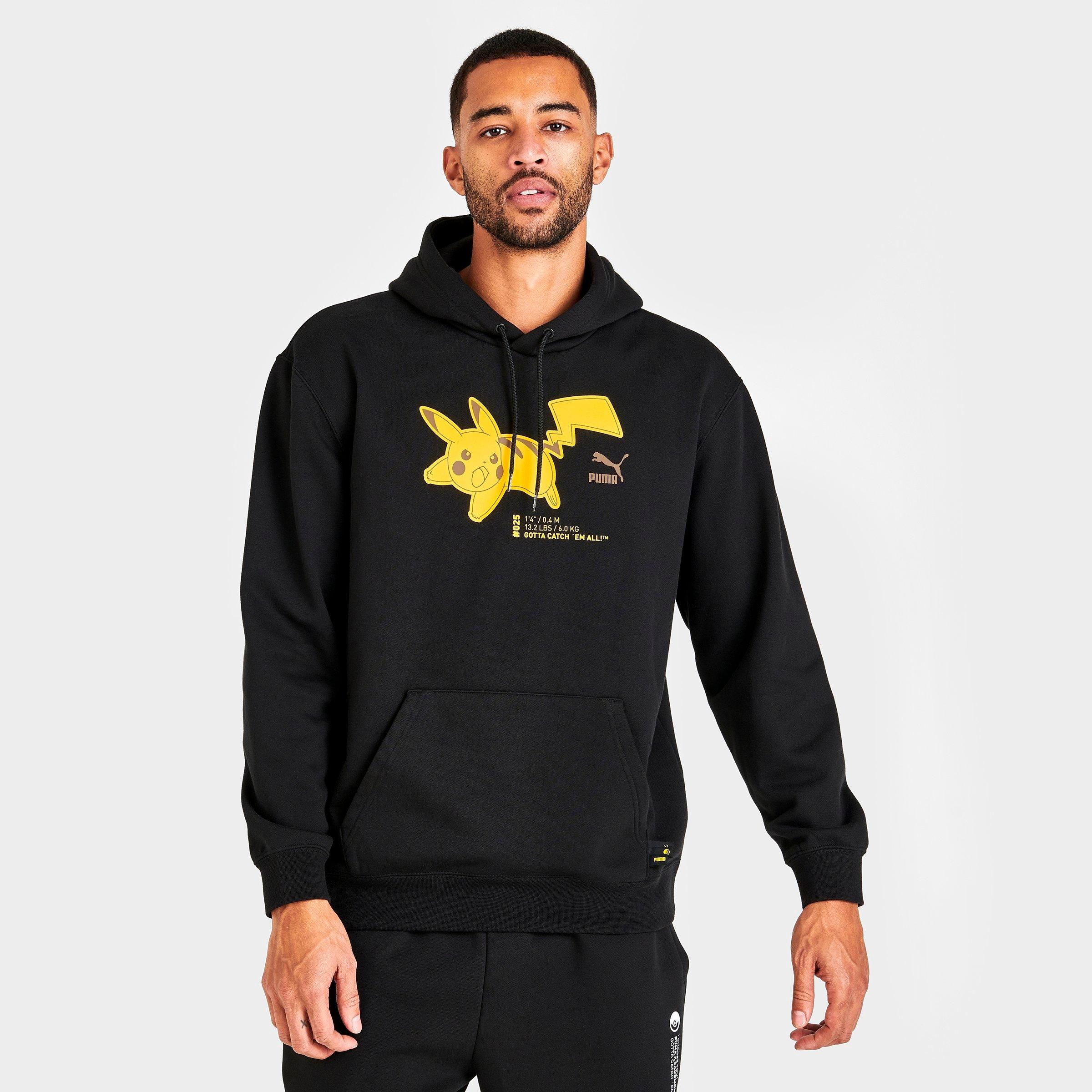 Puma X Pokémon Hoodie Sweatshirt In Black