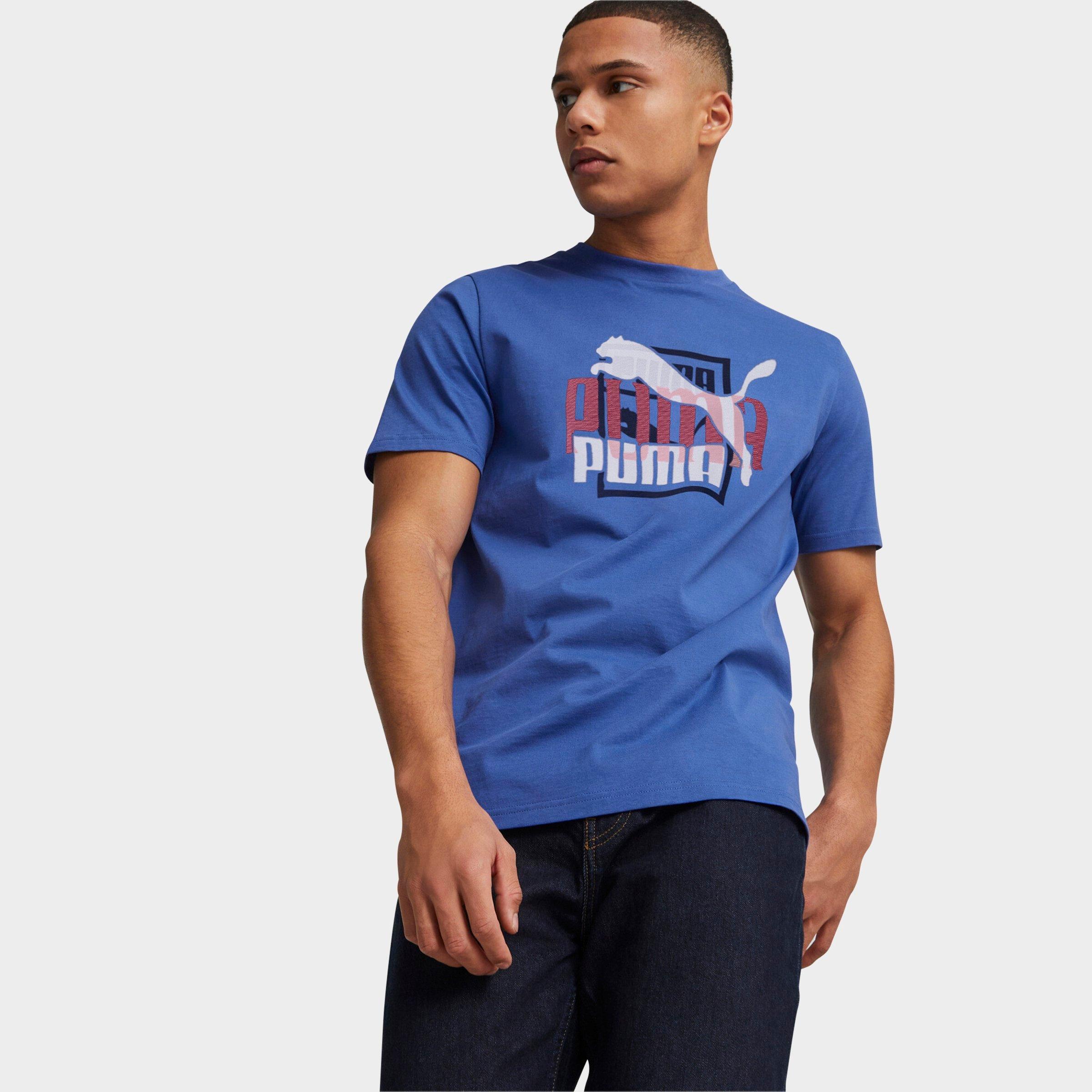 Puma Men's Classics Generation 3d Graphic T-shirt In Royal Sapphire