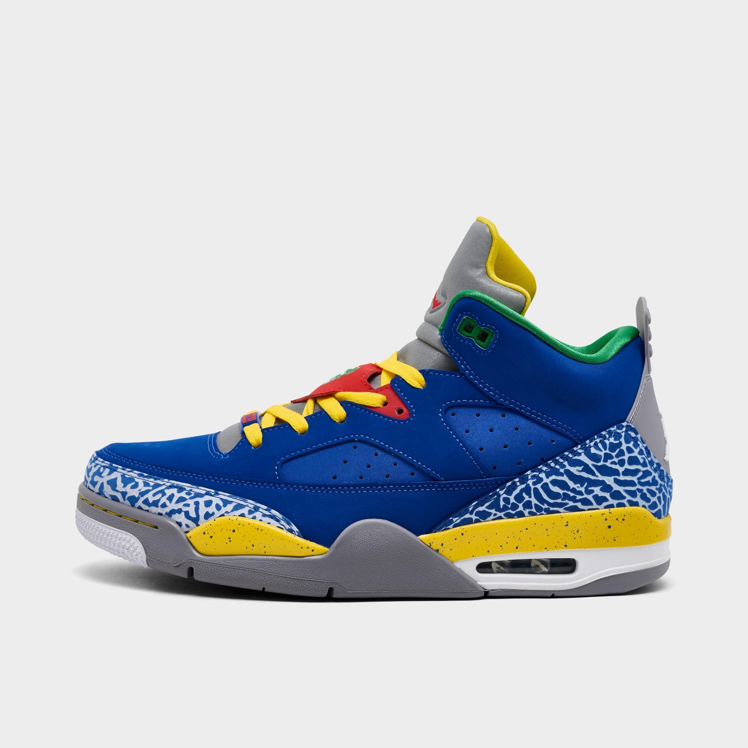Jordan Men's Air Son of Mars Low Off Court Shoes in Game Royal/Tour Yellow/Cement Grey Size: 10.5