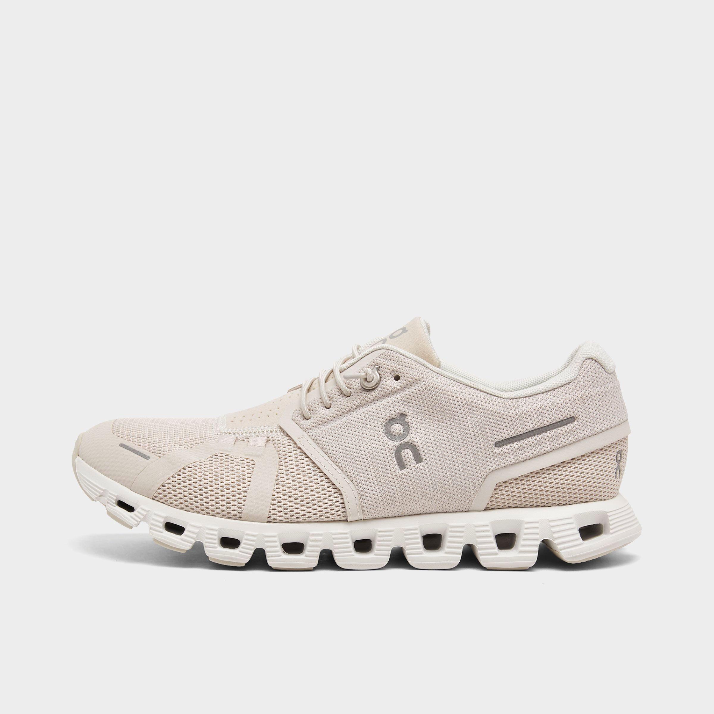On Women's Cloud 5 Running Shoes in Pink/Pearl Size 10.0