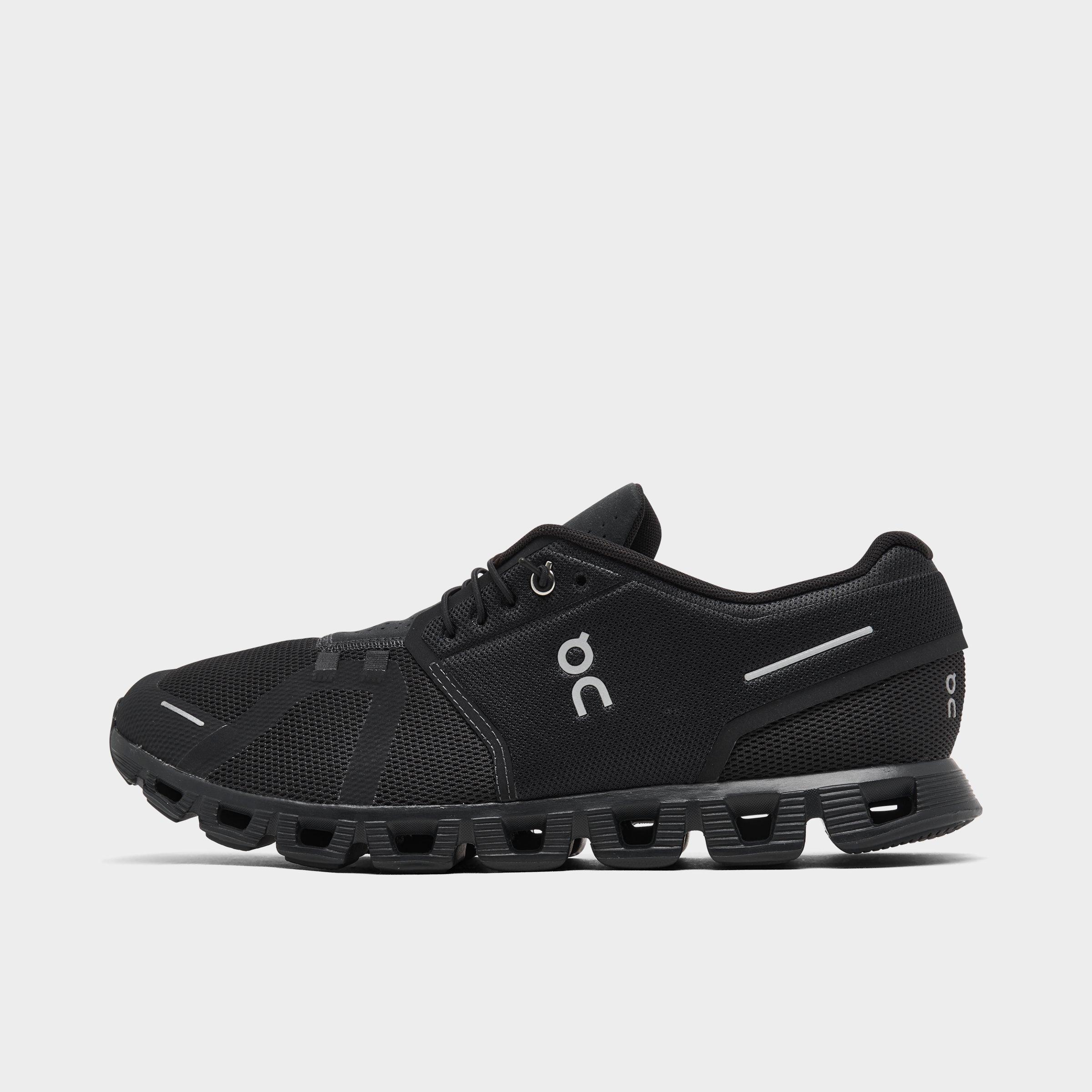 On Men's Cloud 5 Running Shoes in Black/Black Size 12.0