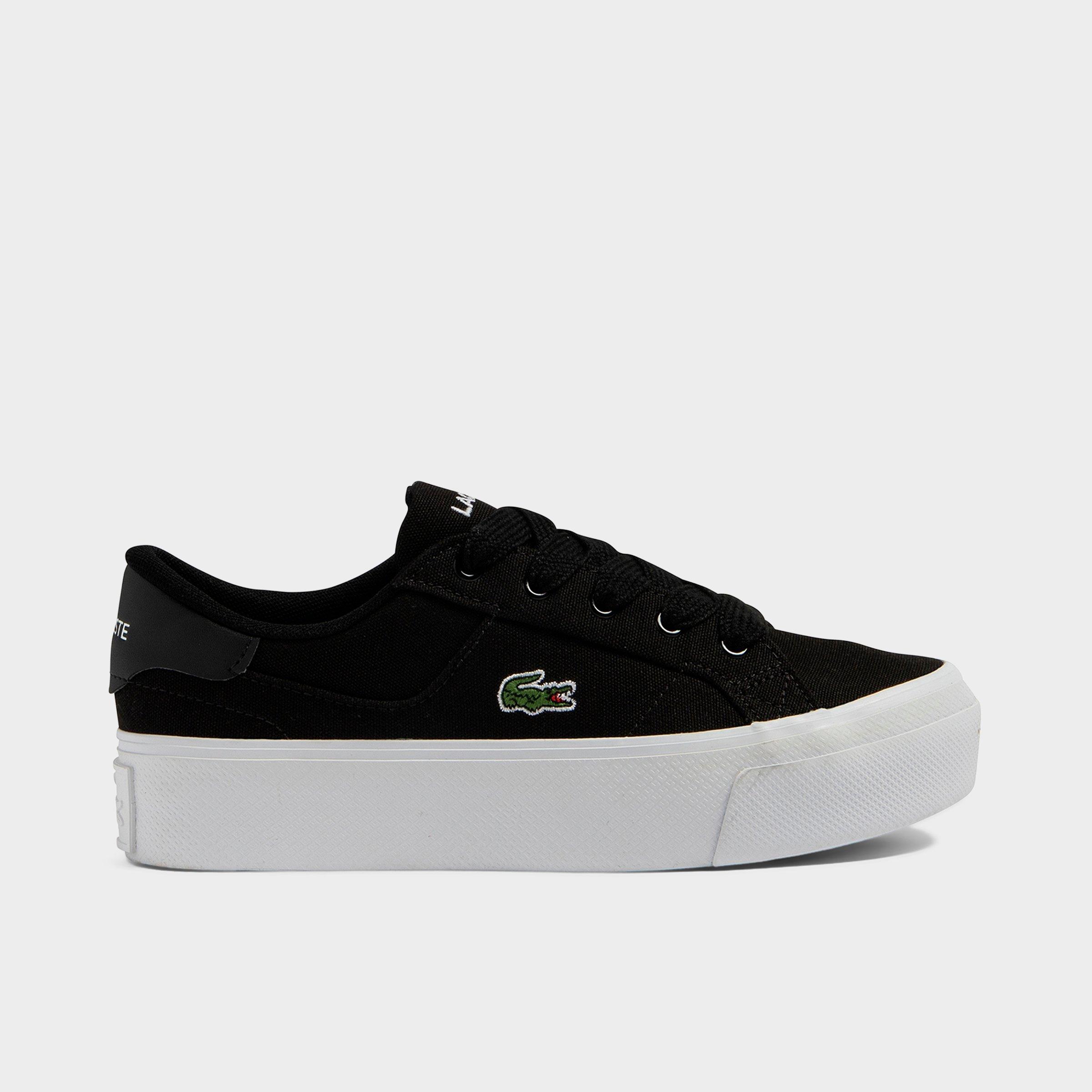 Lacoste Women's Ziane Platform Casual Shoes in Charcoal Size: 5.0