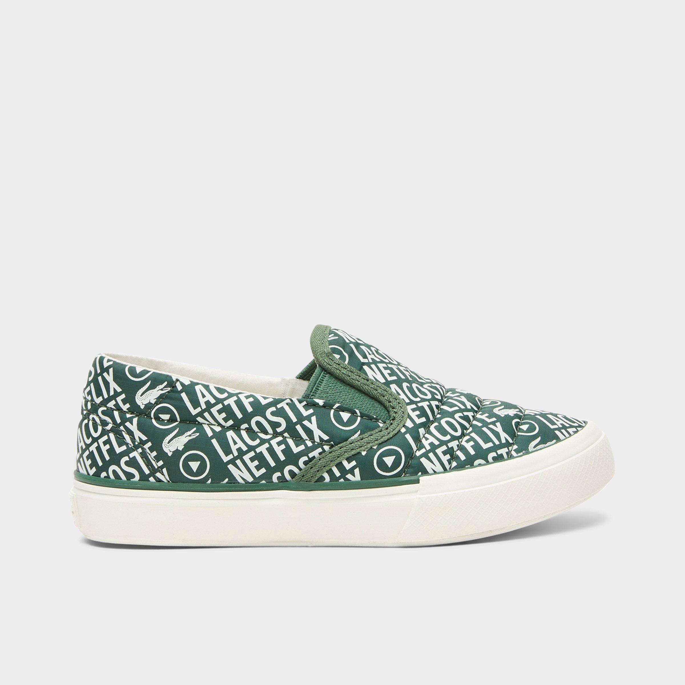 Lacoste Kids Toddler x Netflix Jump Serve Slip-On Casual Sneakers
