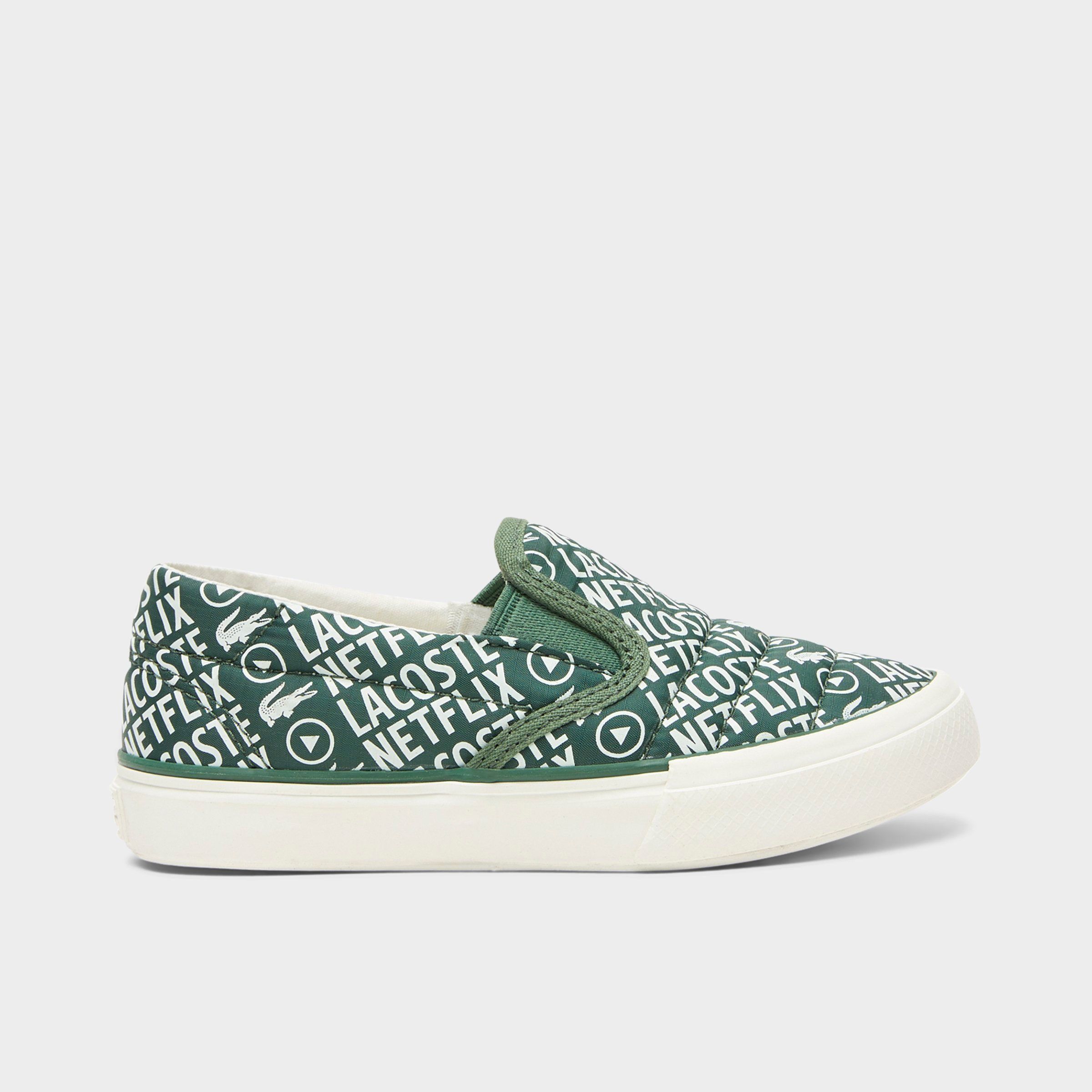 Lacoste Kids Toddler x Netflix Jump Serve Slip-On Casual Sneakers