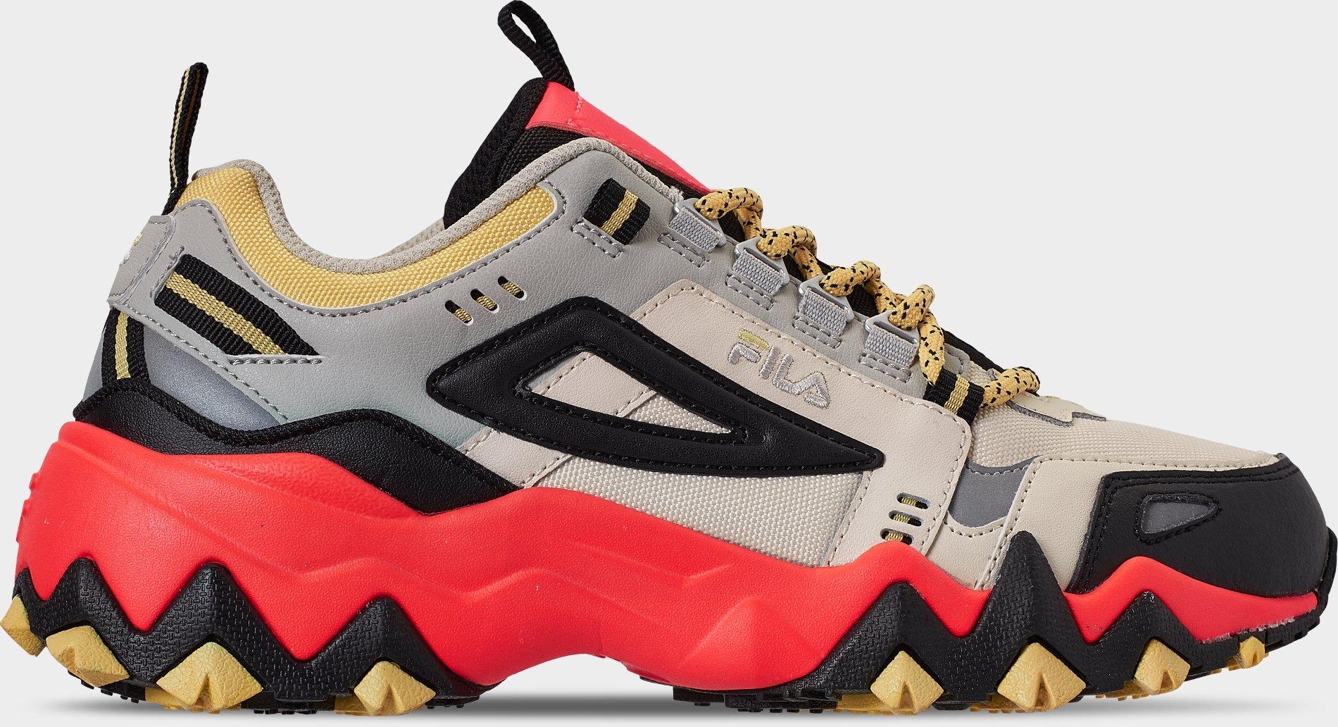 UPC 691115500327 product image for Fila Women's Oakmont TR Casual Shoes in Grey/Red Size 7.0 Leather/Canvas | upcitemdb.com