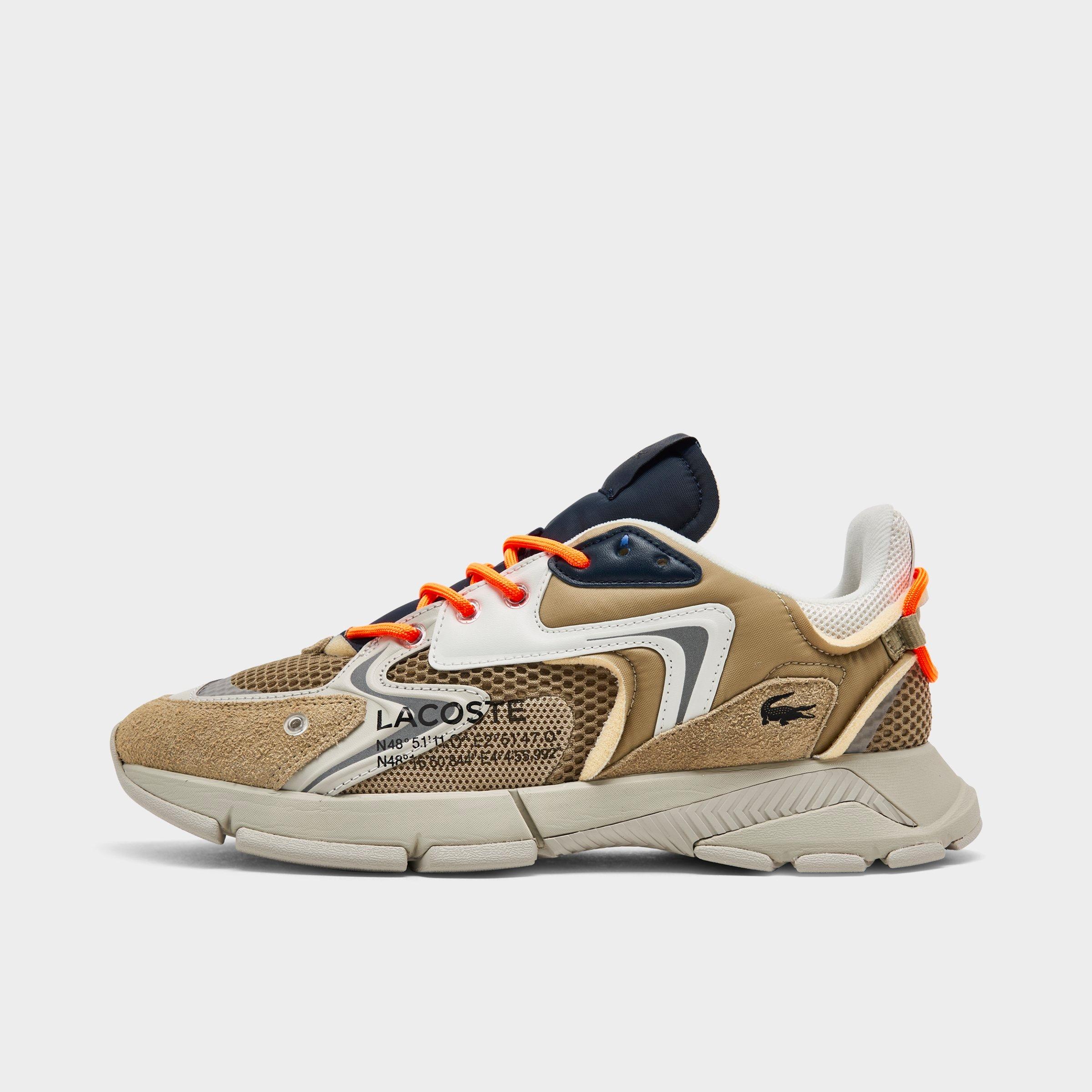 Lacoste Men's L003 Neo Lace Up Sneakers In Khaki/navy