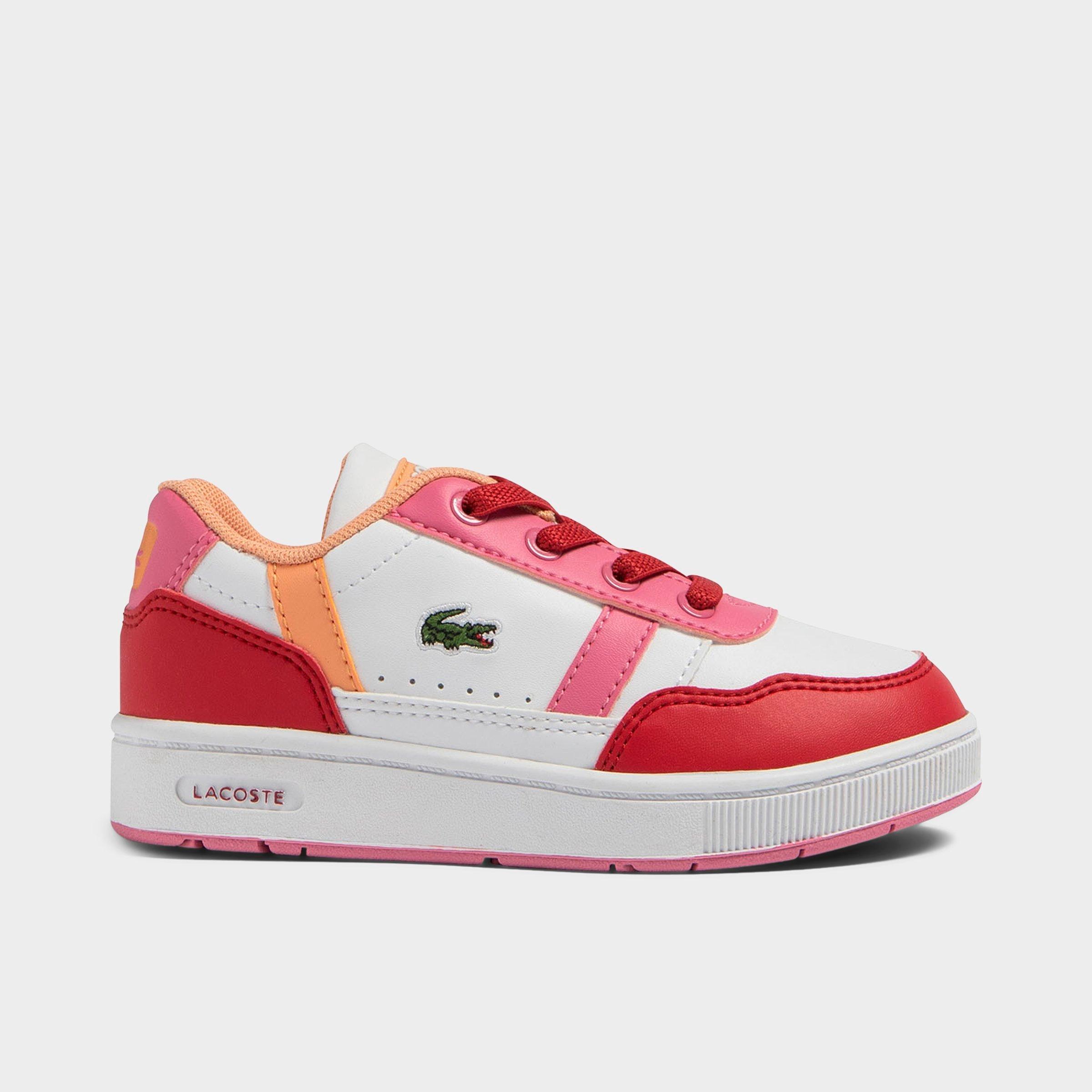Lacoste Kids Toddler T-Clip 123 Lace Closure Casual Shoes in Open White Size: 4.0