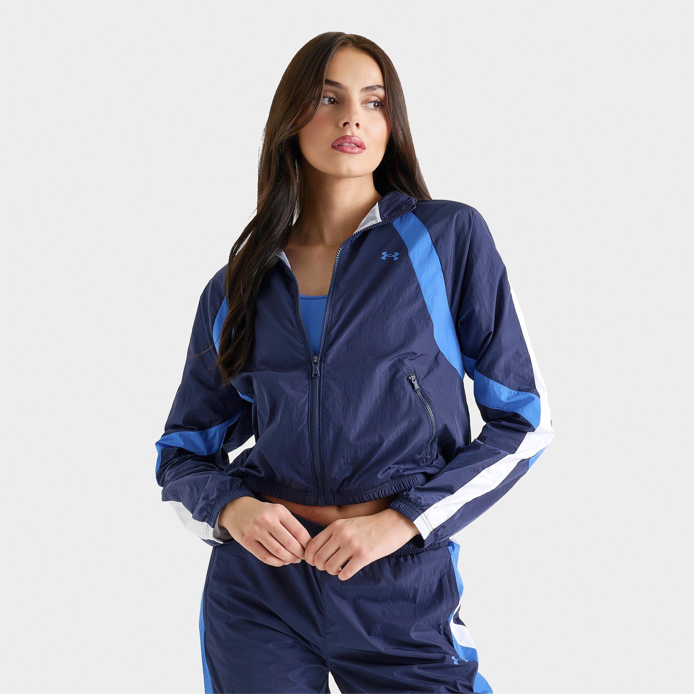 Under Armour Women's Icon Crinkle Full-Zip Track Jacket