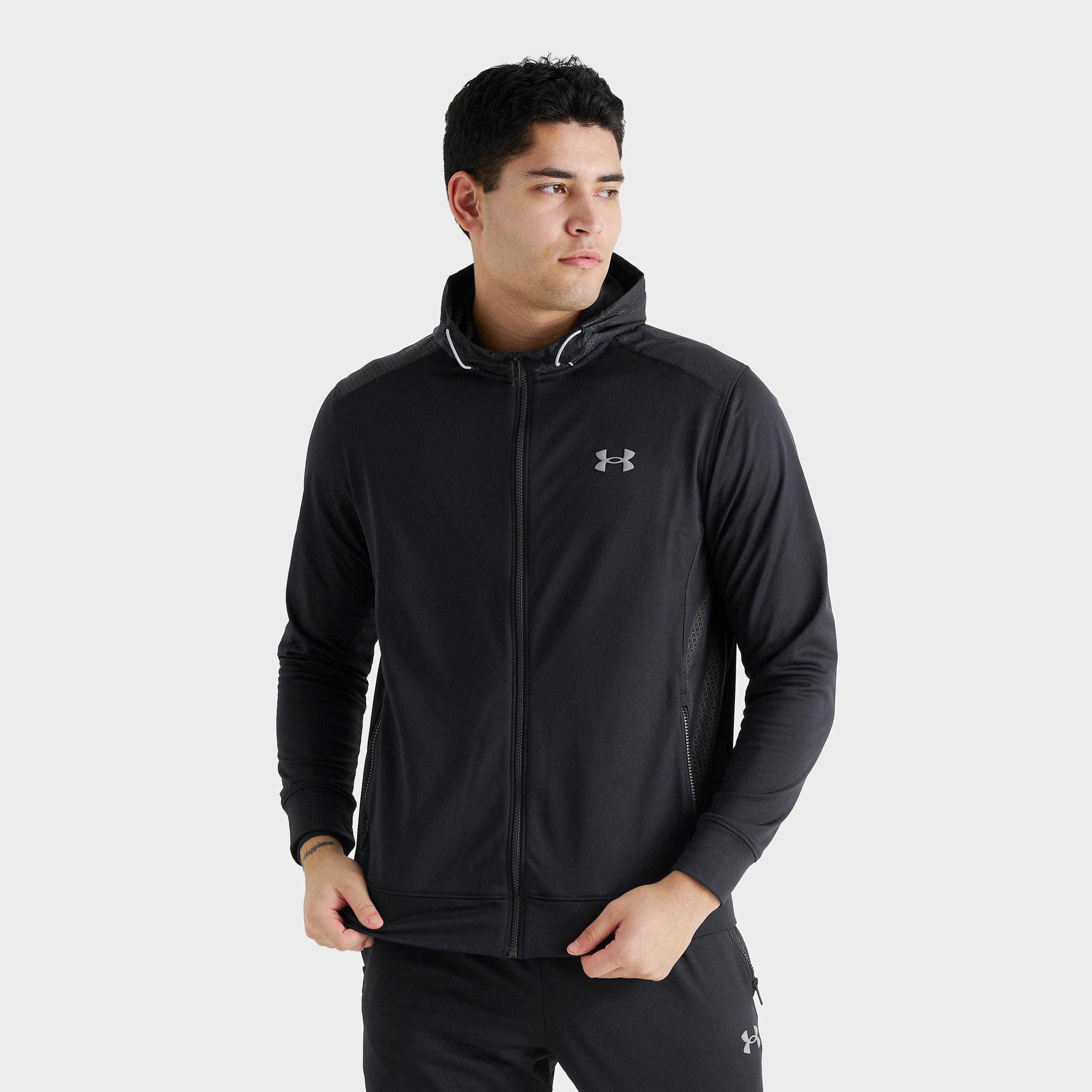 Under Armour Men's Brawler Full-Zip Hoodie in Black/Steel Size: Small