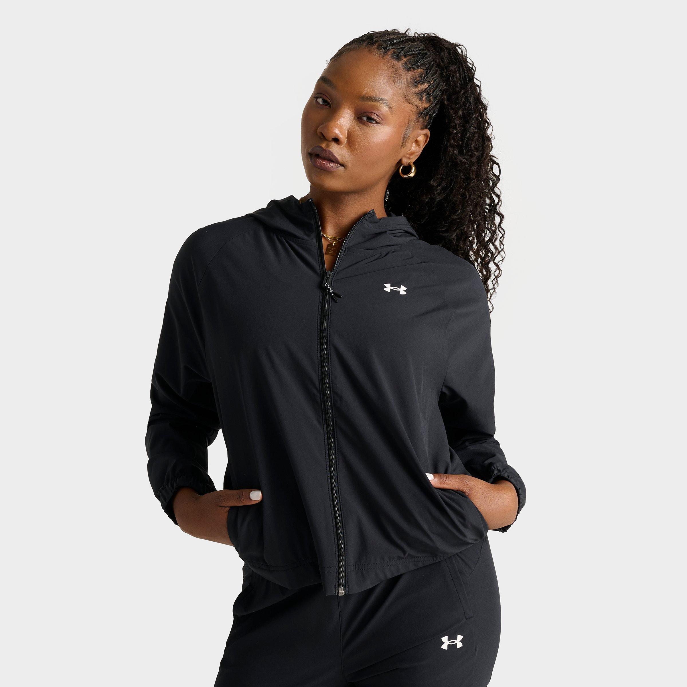 Under Armour Women's Woven Branded Jacket in Black Size: XS