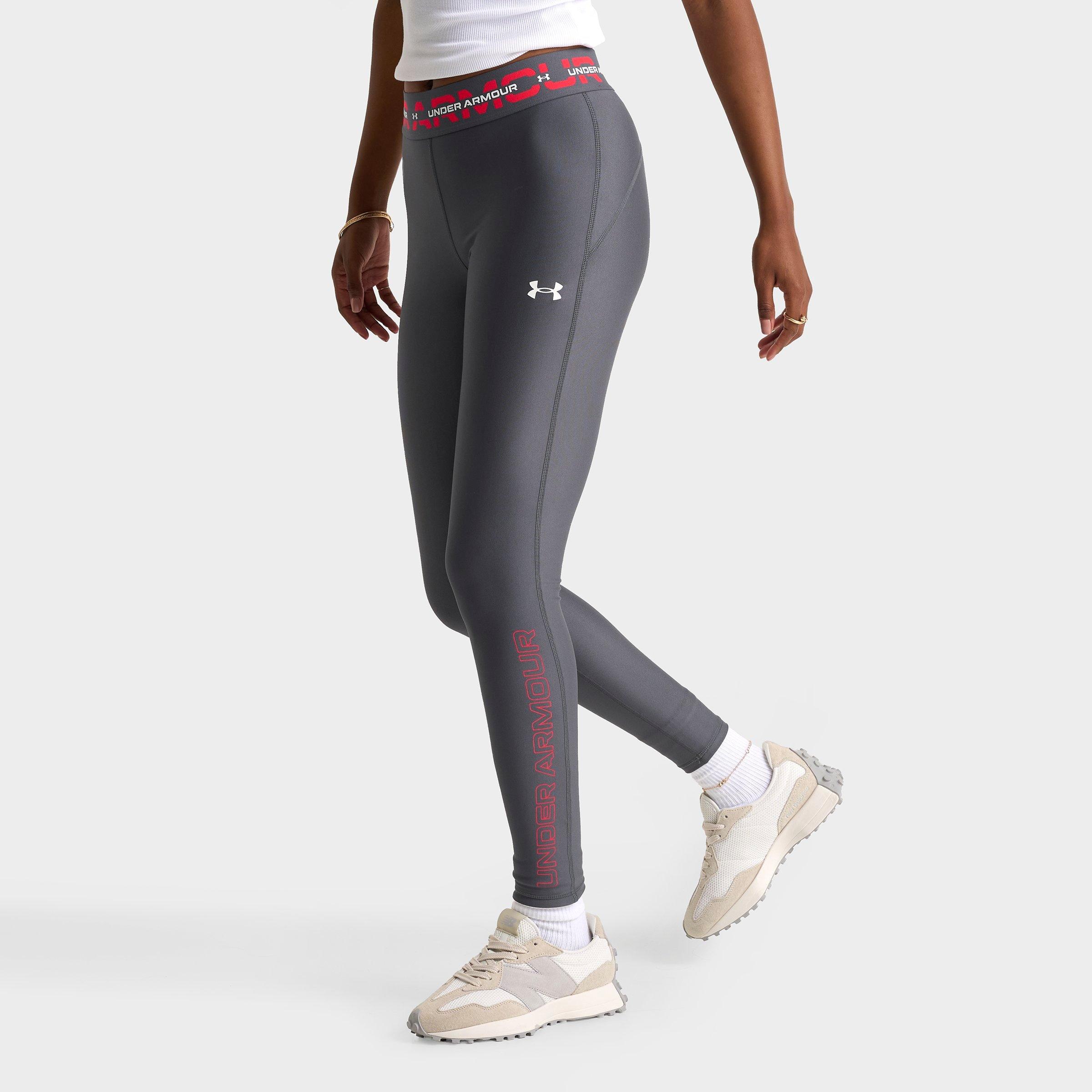 Under Armour Women’s Branded Leggings in Castlerock/Red Size: XS