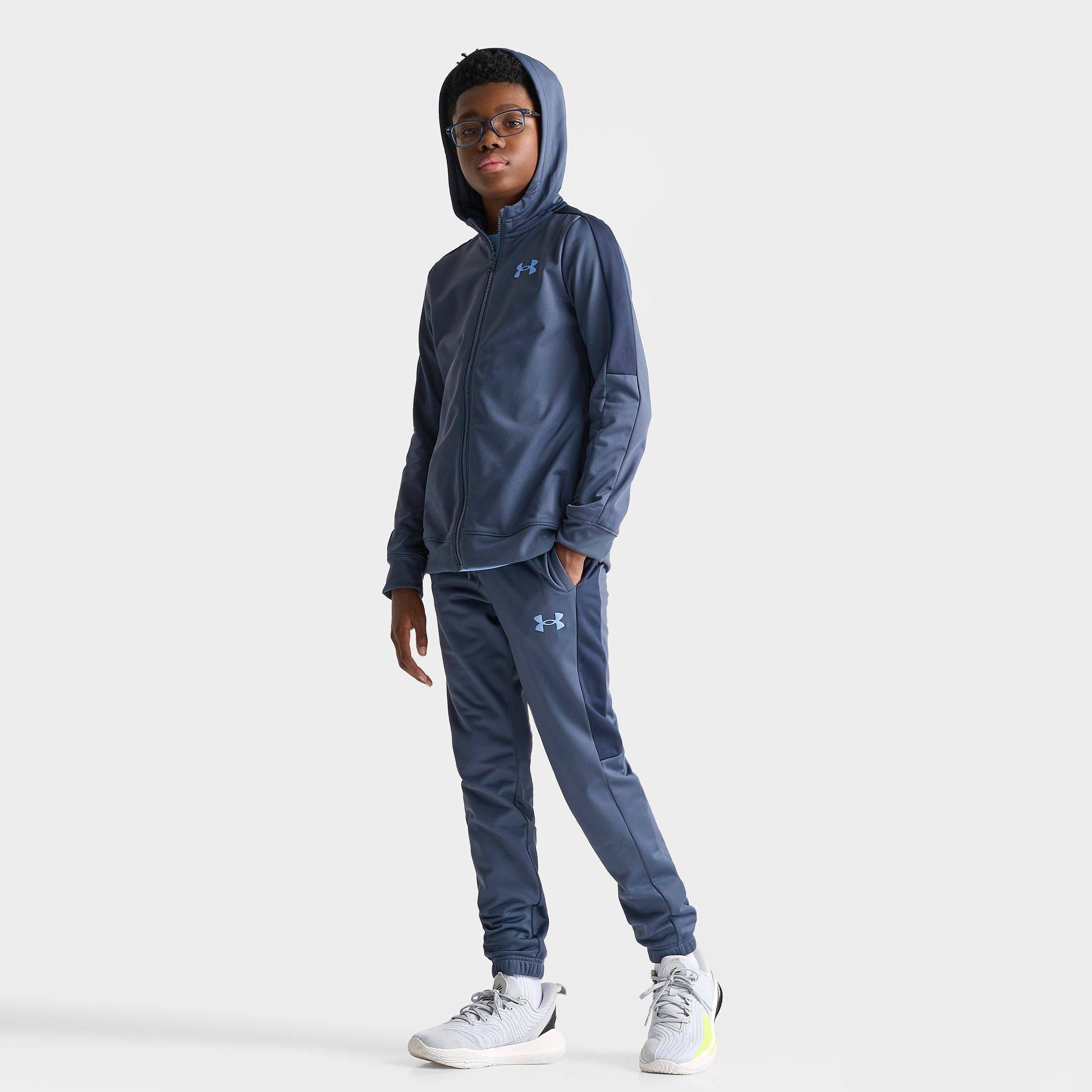 Under Armour Big Kids Knit Full-Zip Hooded Track Suit