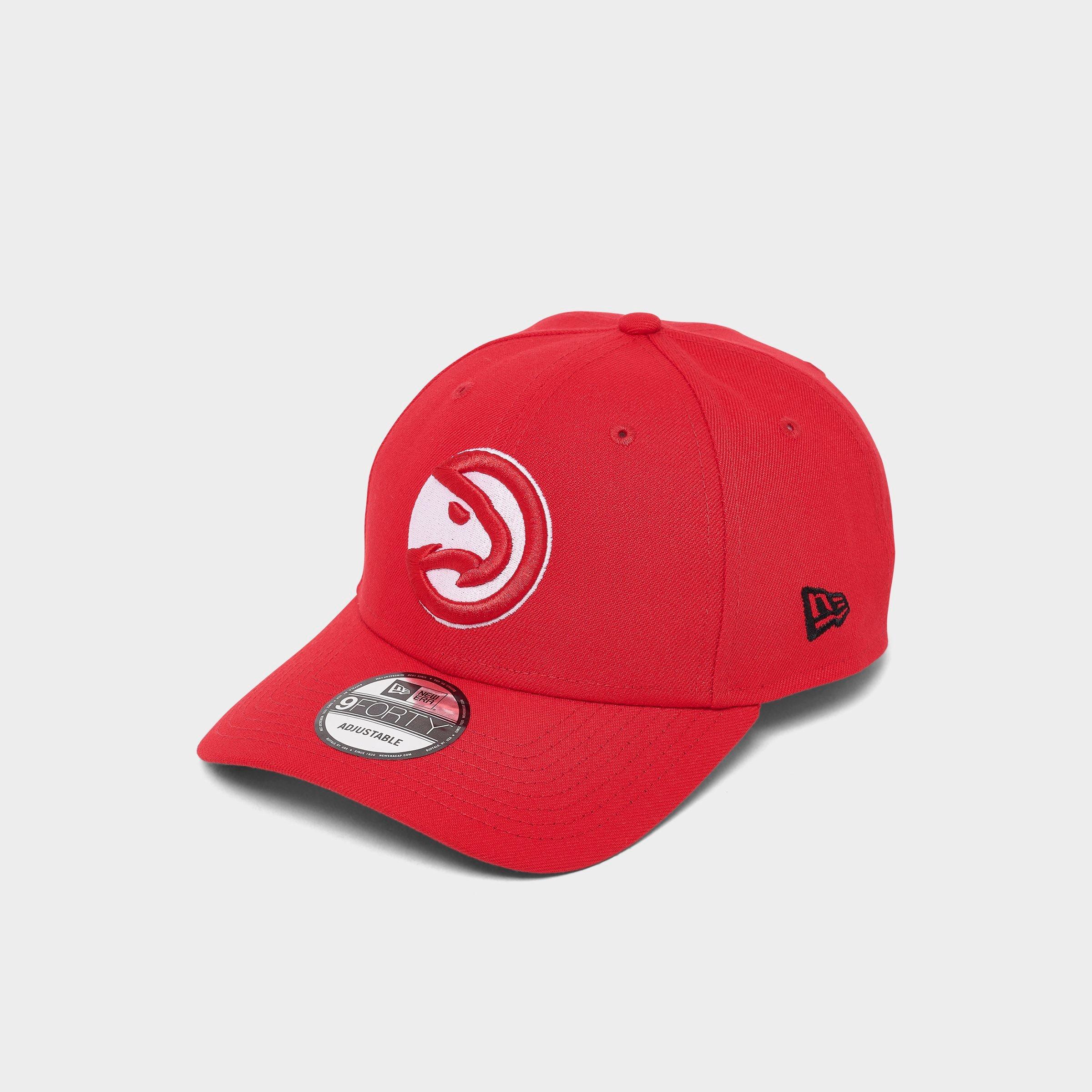 New Era Atlanta Hawks NBA 9FORTY Strapback Hat in Red