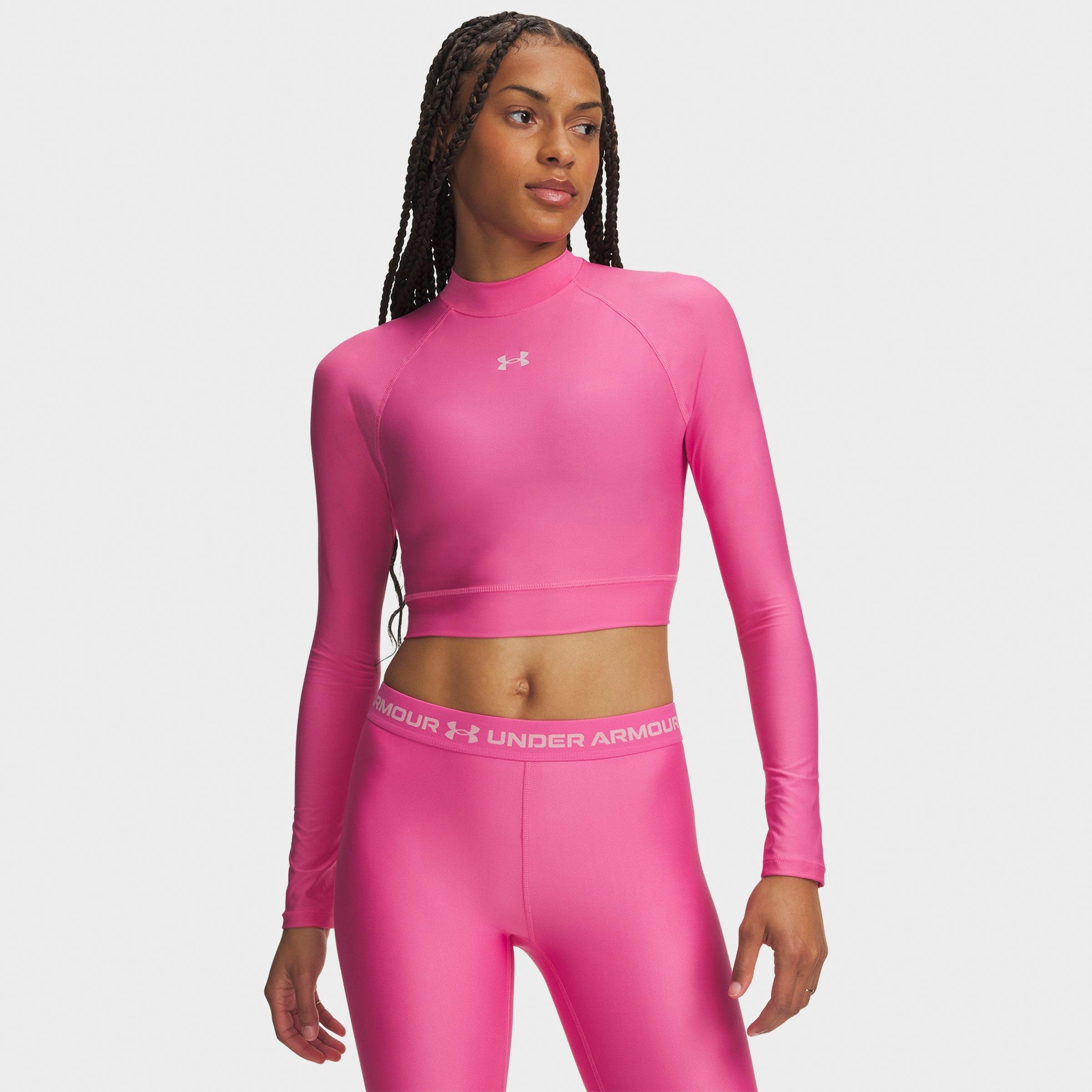 Under Armour Women's HeatGear Mock Long-Sleeve Training Top