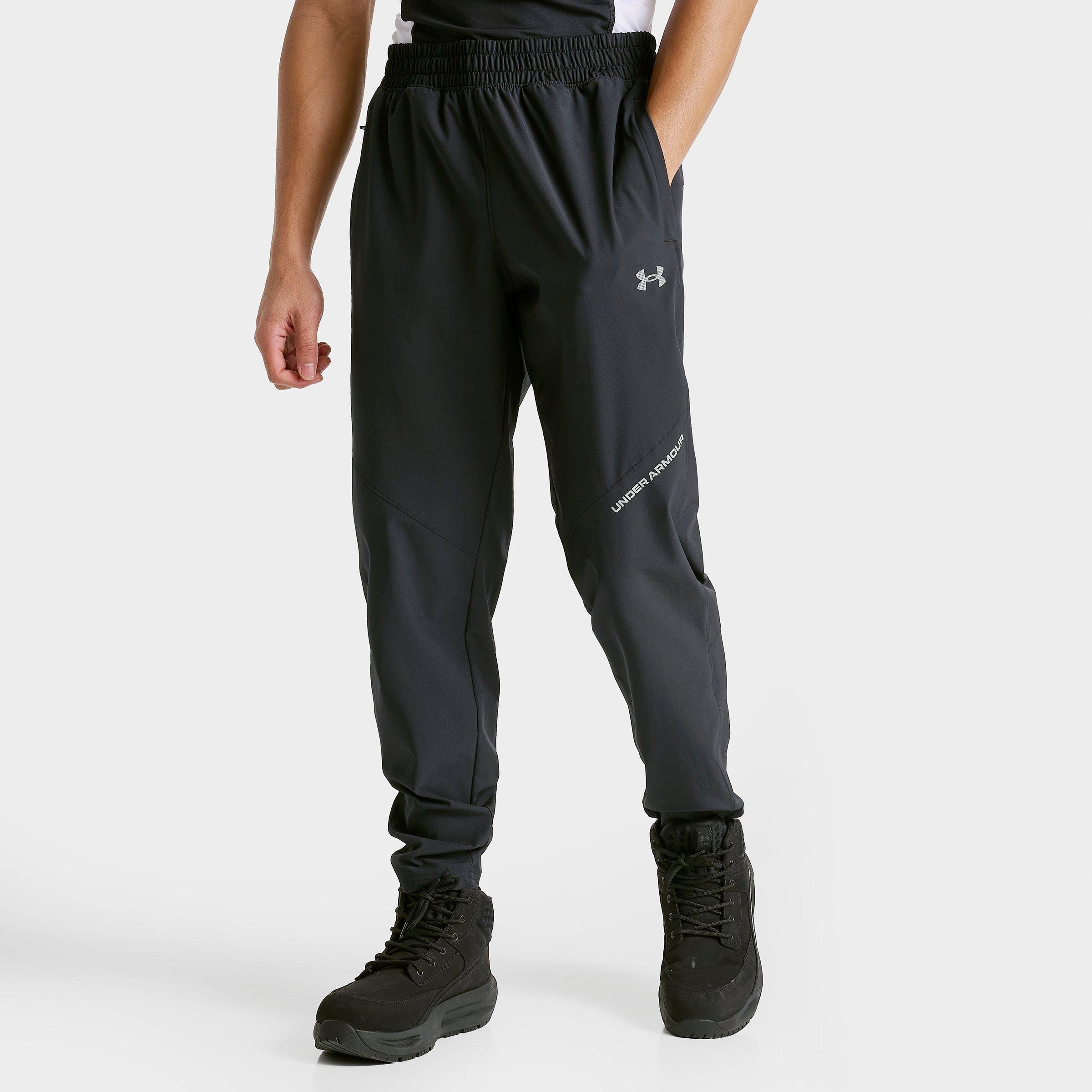 Under Armour Men's UA Tech Hybrid Woven Pants in Black/Reflective Size: Small