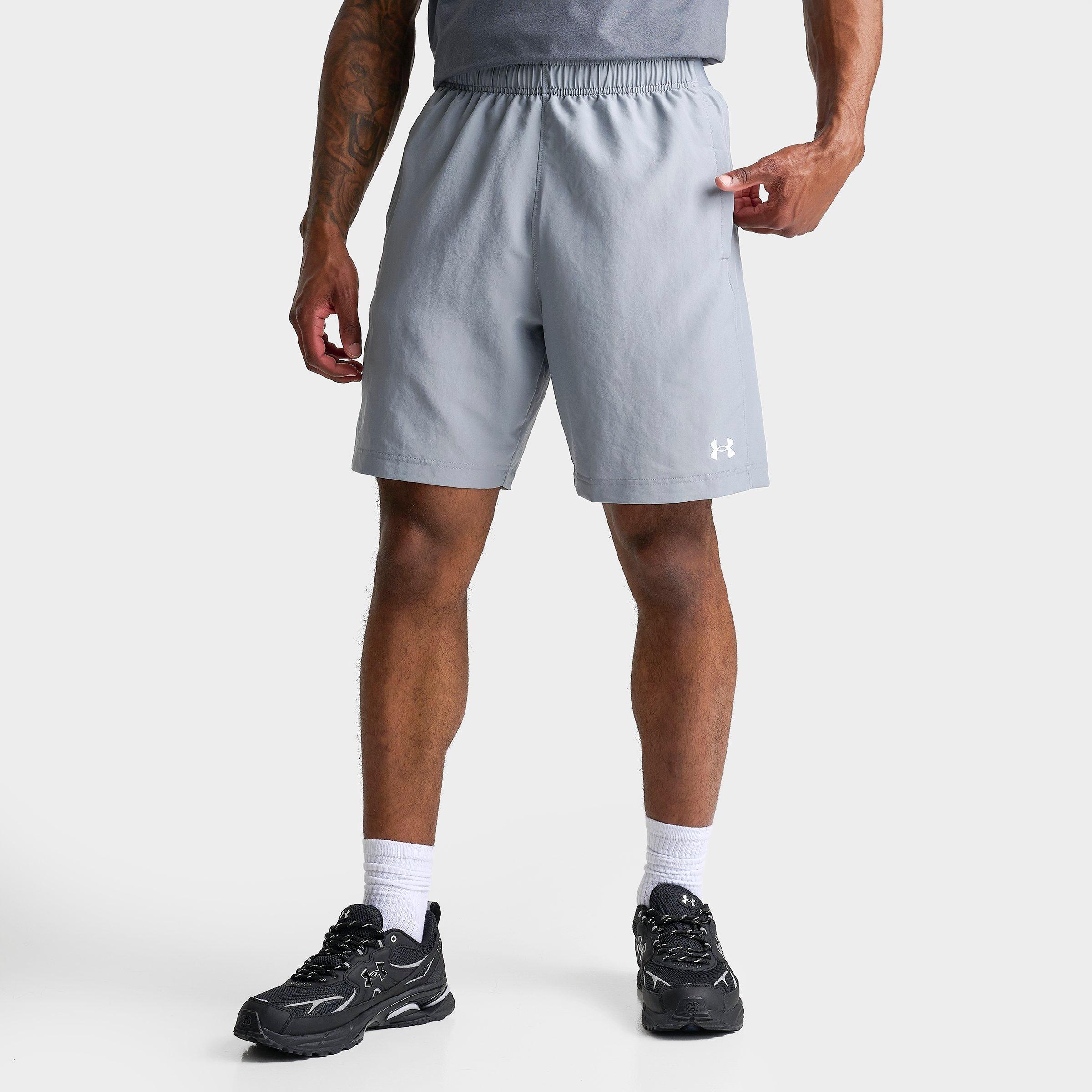 Under Armour Men's Woven WM Shorts in Steel/White Size: Small