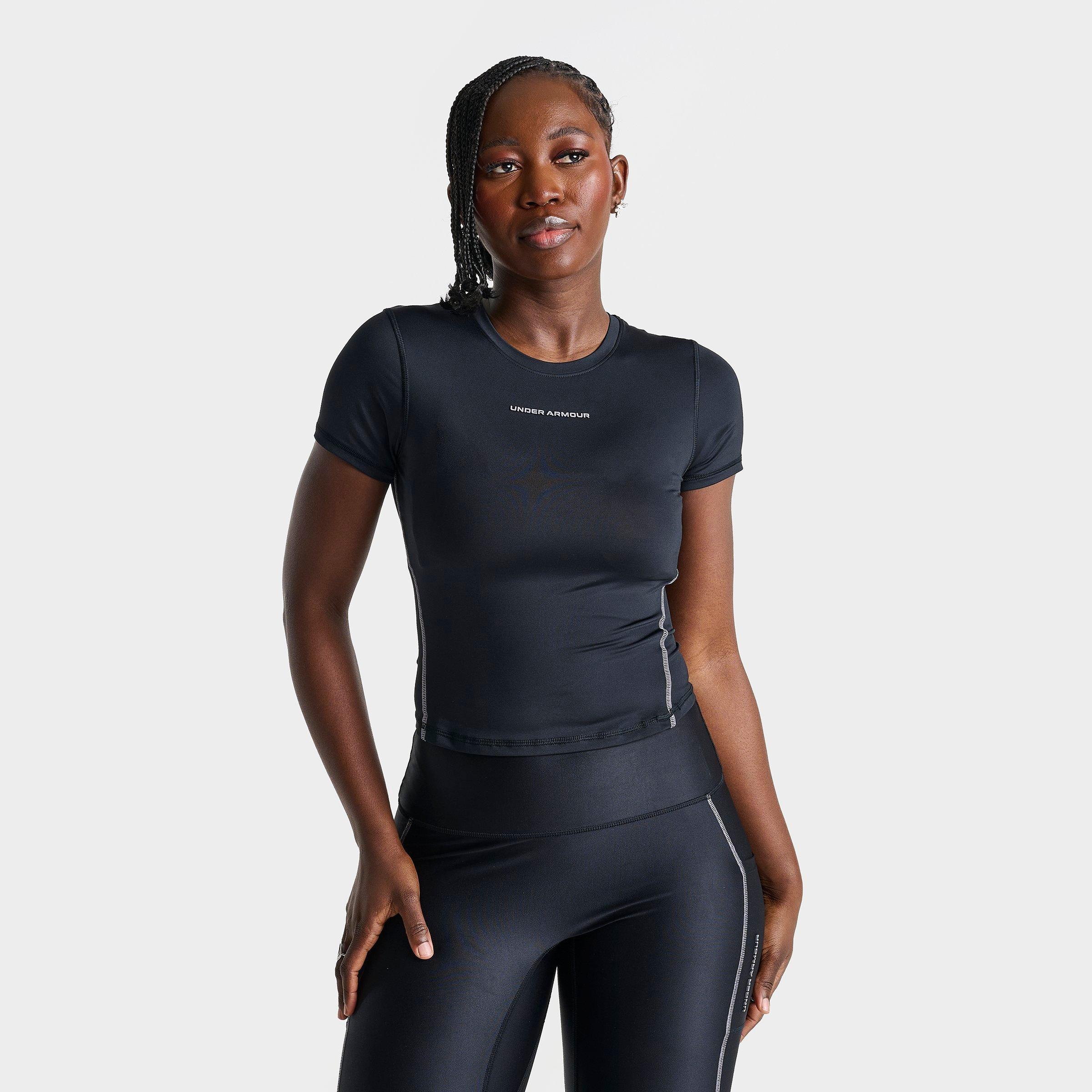 Under Armour Women's Mapped Short-Sleeve T-Shirt in Black Size: XS