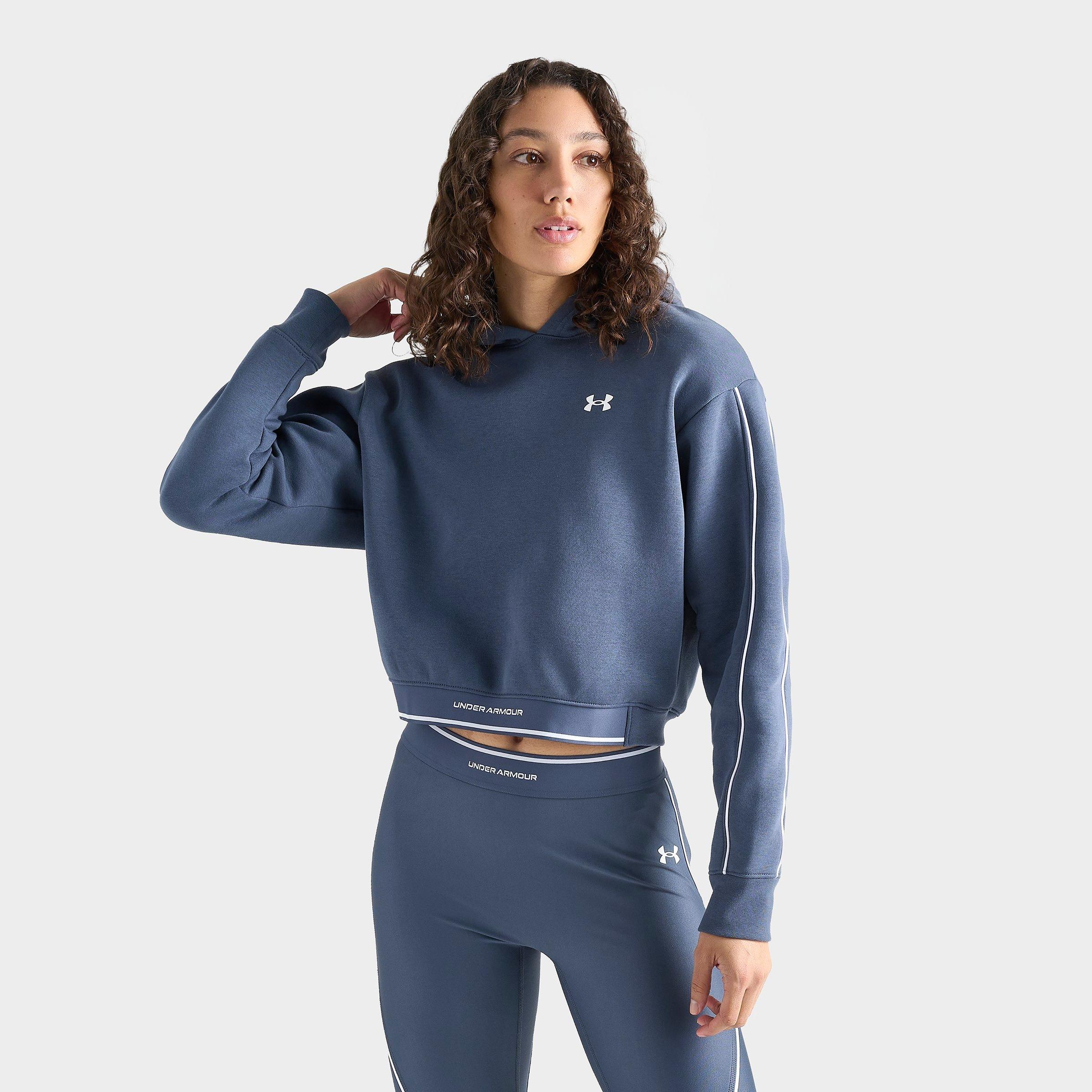 Under Armour Women's Piping Cropped Pullover Hoodie