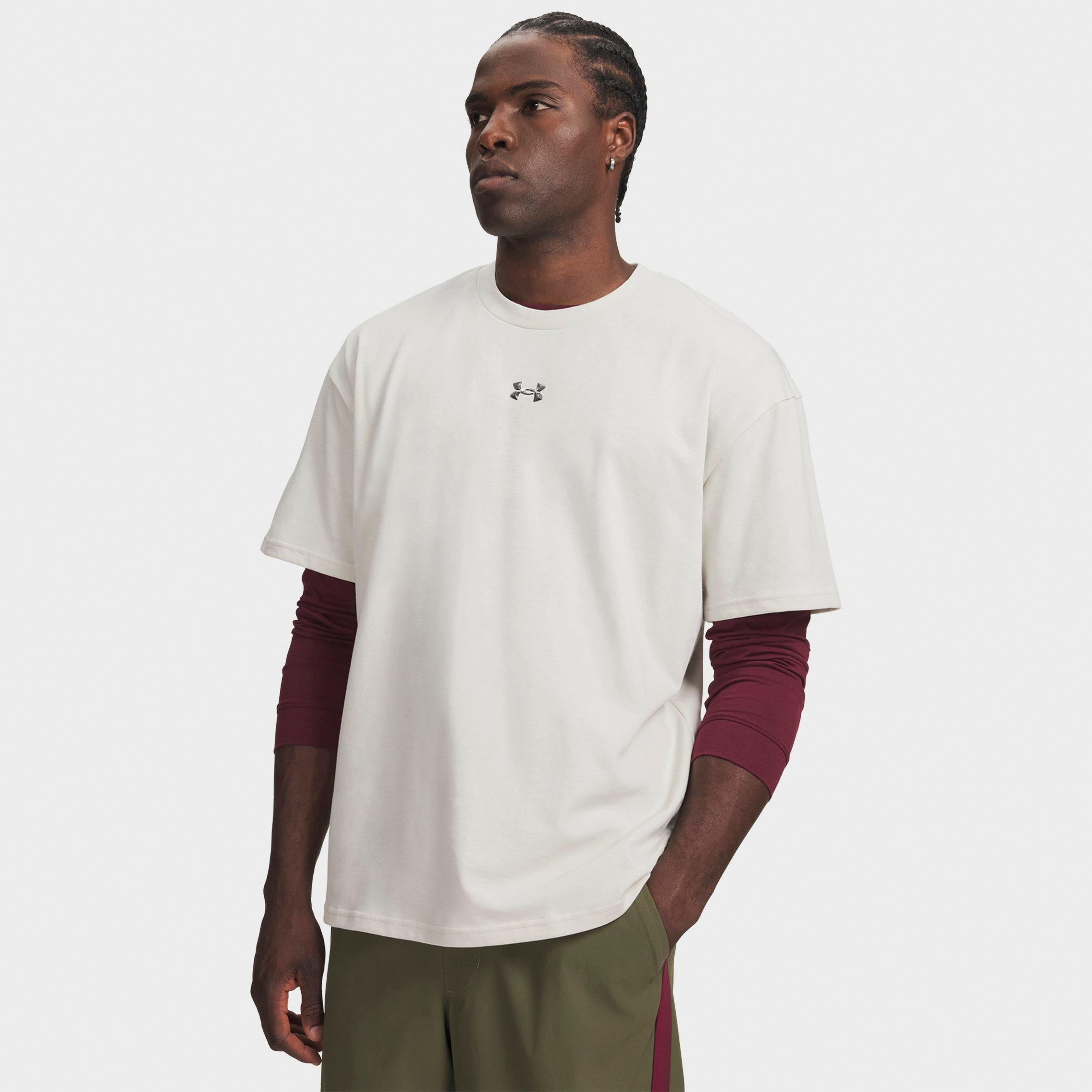 Under Armour Men's Heavyweight Metal Logo T-Shirt