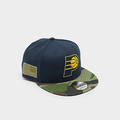 New Era Indiana Pacers Nba All Star Game Camo Edition 9fifty Snapback Hat In Navy/camo