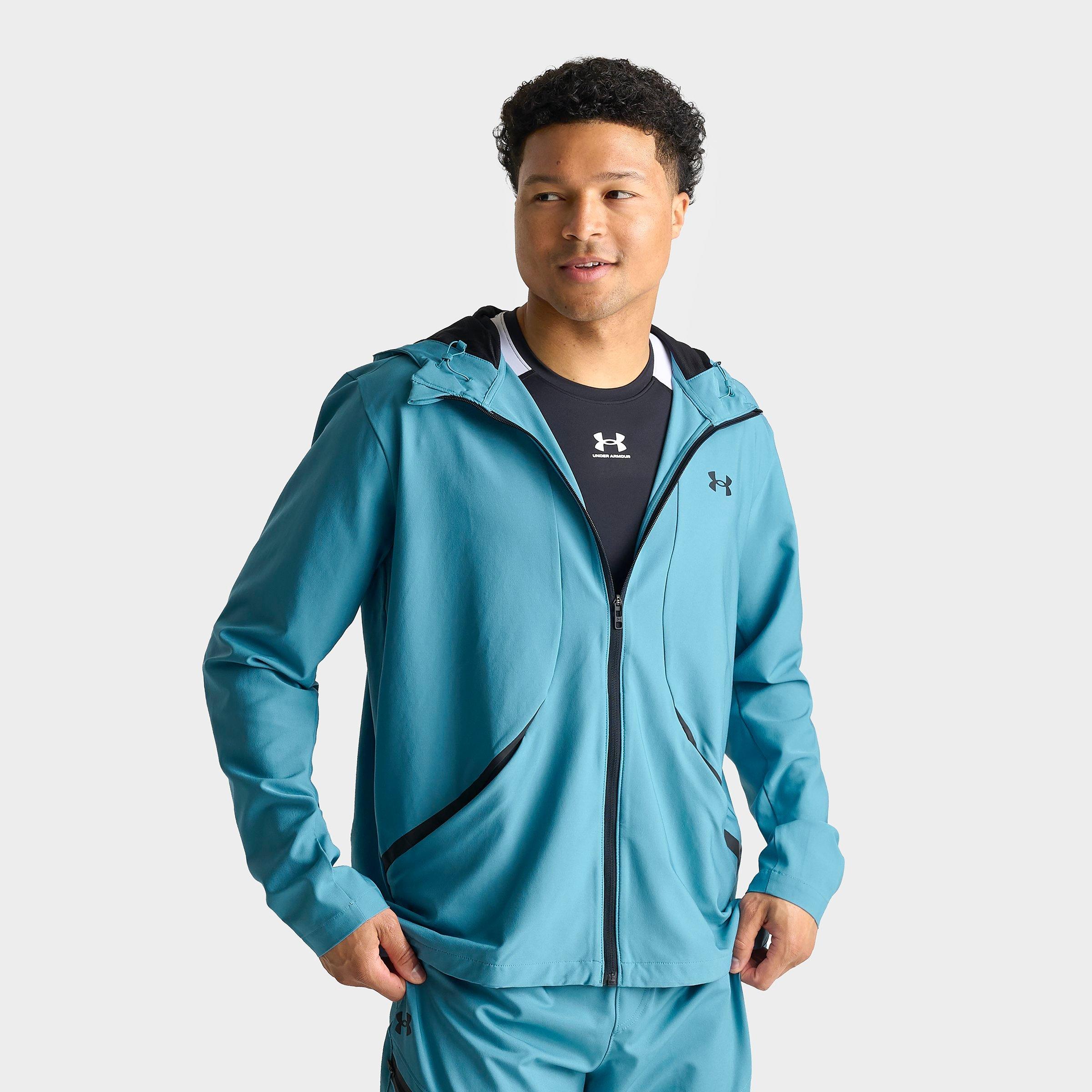 Under Armour Men's Unstoppable Full-Zip Jacket in Boundless Blue/Black Size: Small