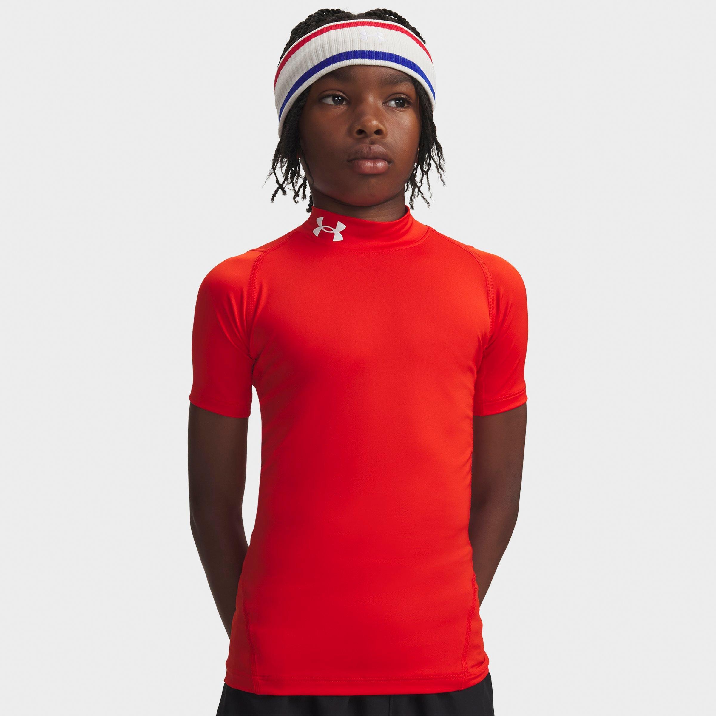 Under Armour Big Kids HeatGear Mock Training Top