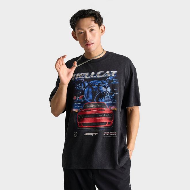 Men's Under Armour x Dodge Heavyweight Airbrush Cat T-Shirt