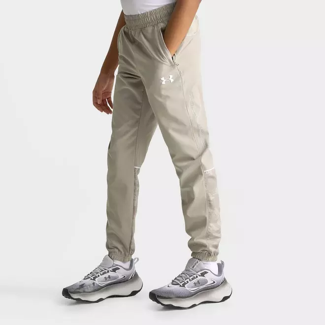 Big Kids' Under Armour Camo Grid Woven Jogger Pants