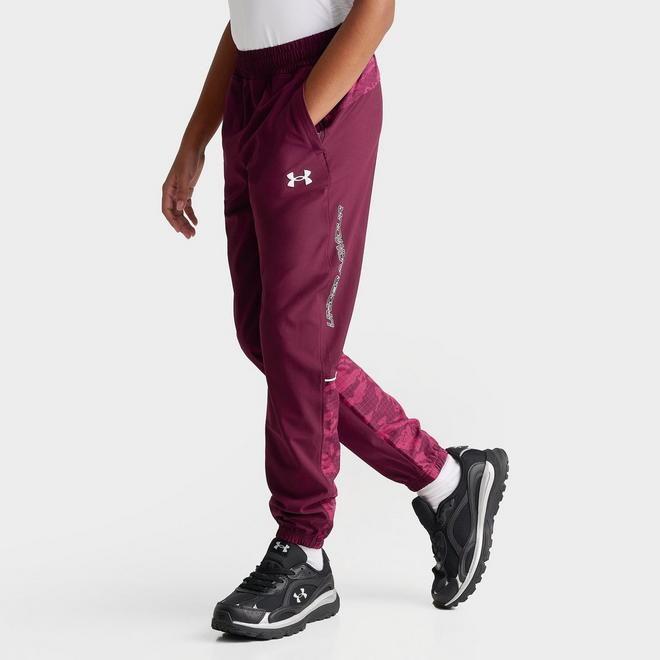 Big Kids' Under Armour Camo Grid Woven Jogger Pants