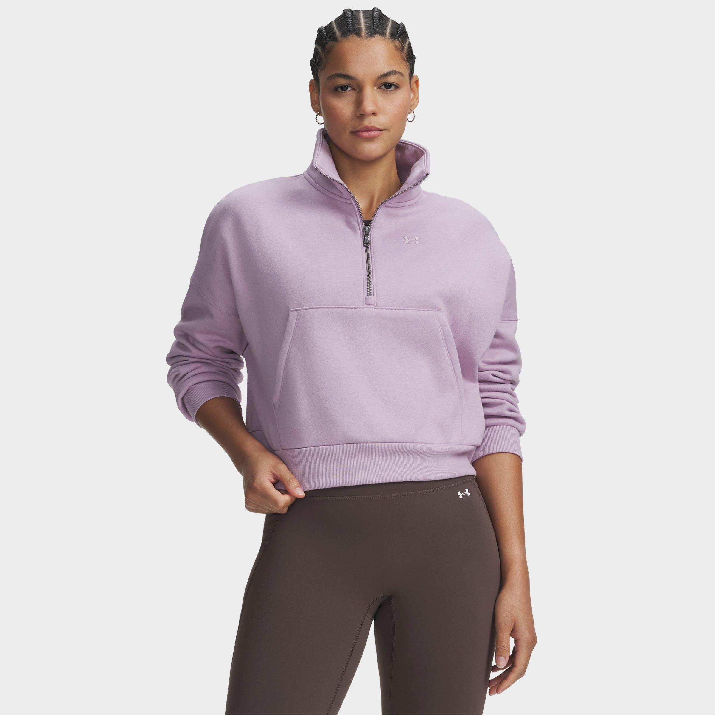 Under Armour Women's Icon Fleece Oversized Half-Zip Sweatshirt