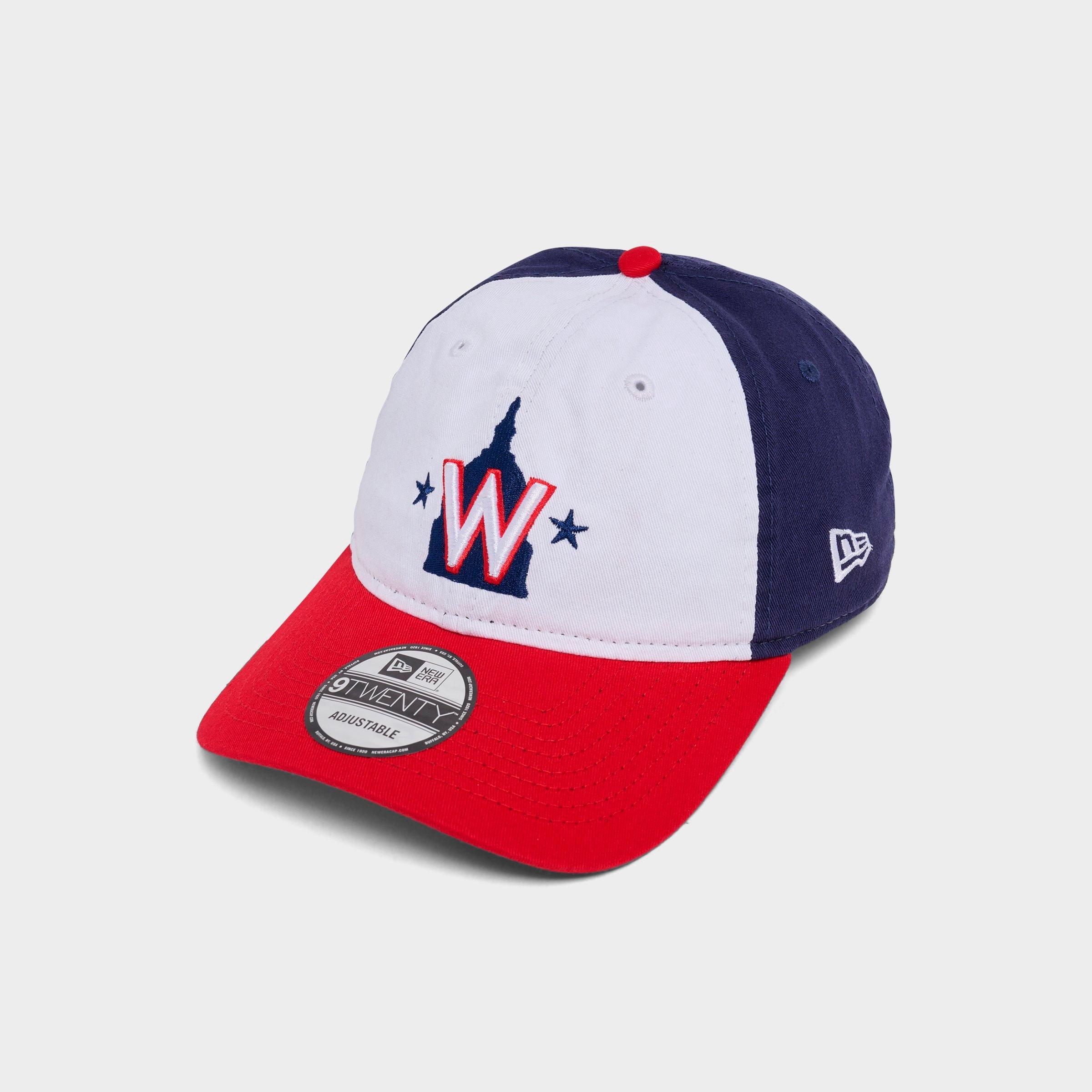 New Era Washington Nationals MLB 9TWENTY Strapback Hat in White/Red/Blue