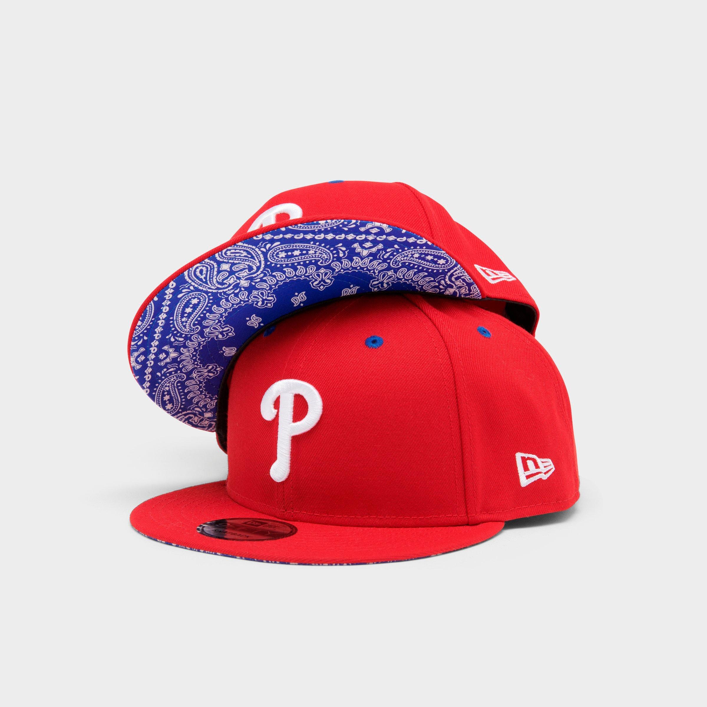 New Era Men's Philadelphia Phillies MLB 9FIFTY Paisley Snapback Hat in Phillies/Paisley