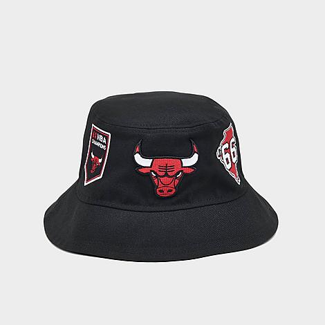 New Era Nba Chicago Bulls Bucket Hat In Black